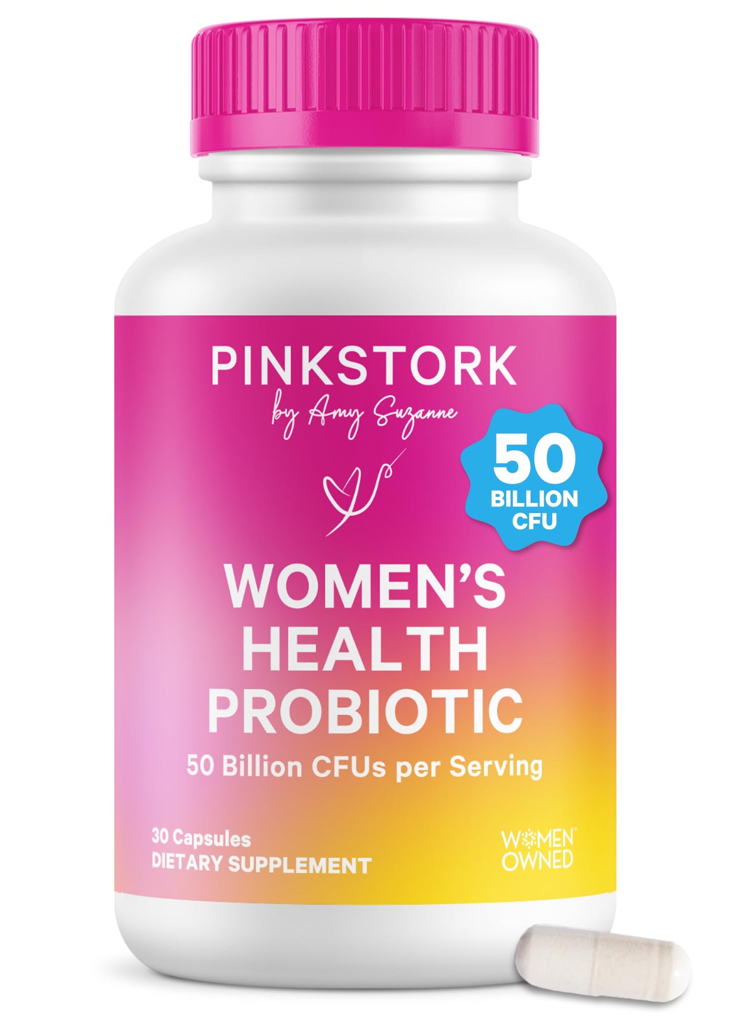 Pink Stork Women's Probiotic Capsule 30 Count