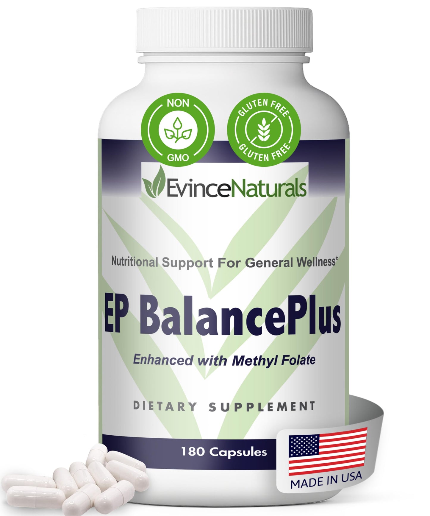 EvinceNaturals EP BalancePlus Multivitamin for Adults 180 Capsules