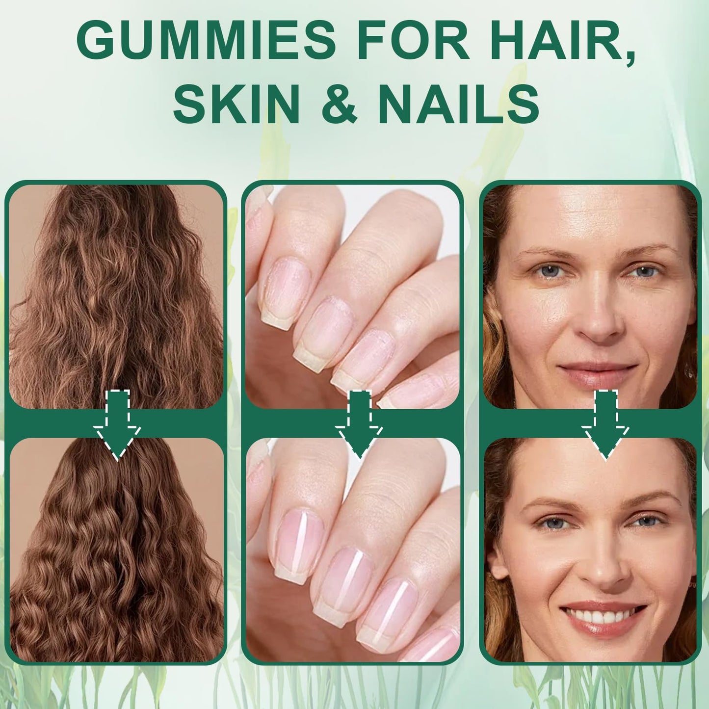 YATIME Hair Loss Gummies Gummy 60 Count