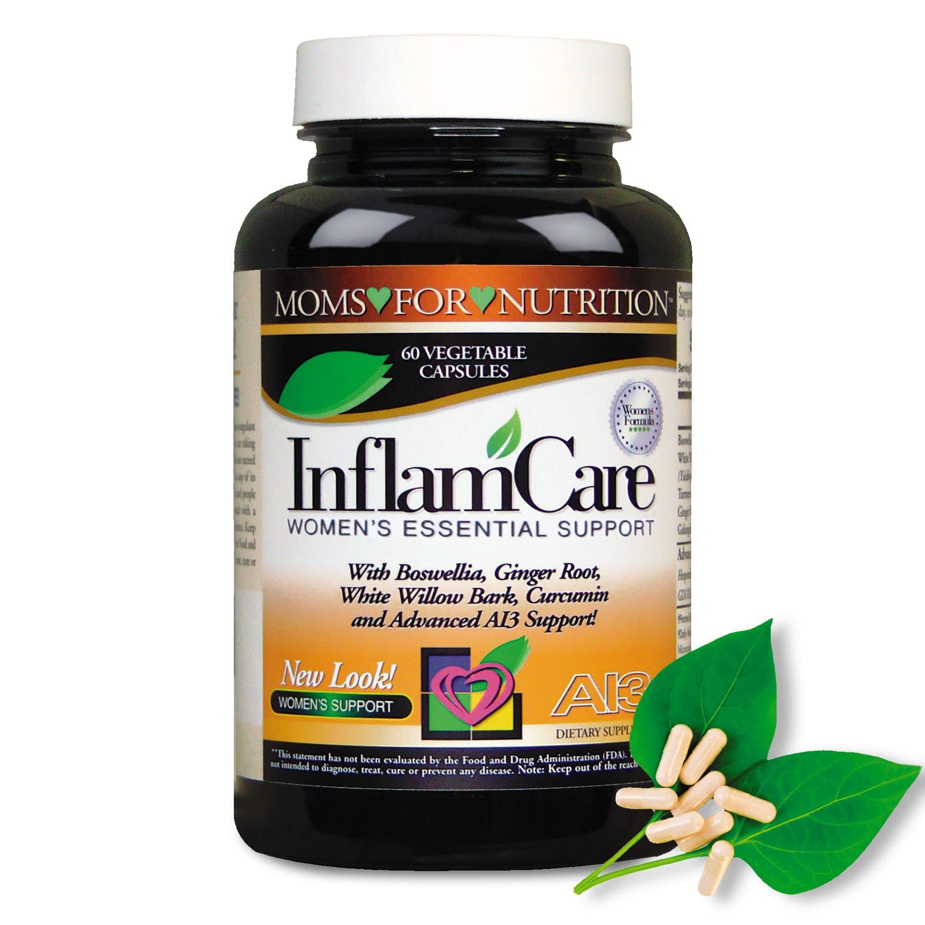 Moms For Nutrition InflamCare 3000MG Womens Formula Capsule, 60 Count