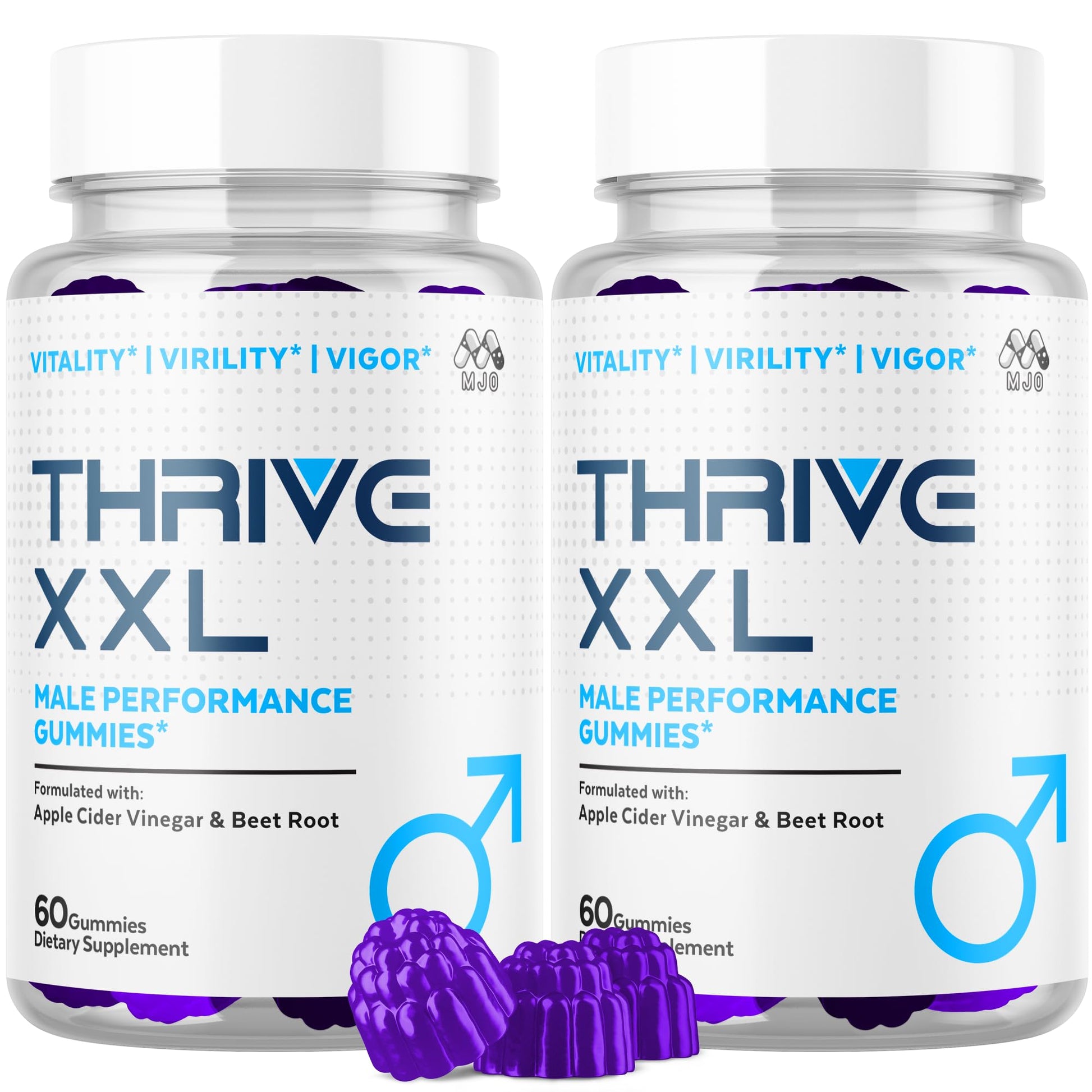 MJO Thrive XXL Gummies, 120 Gummies