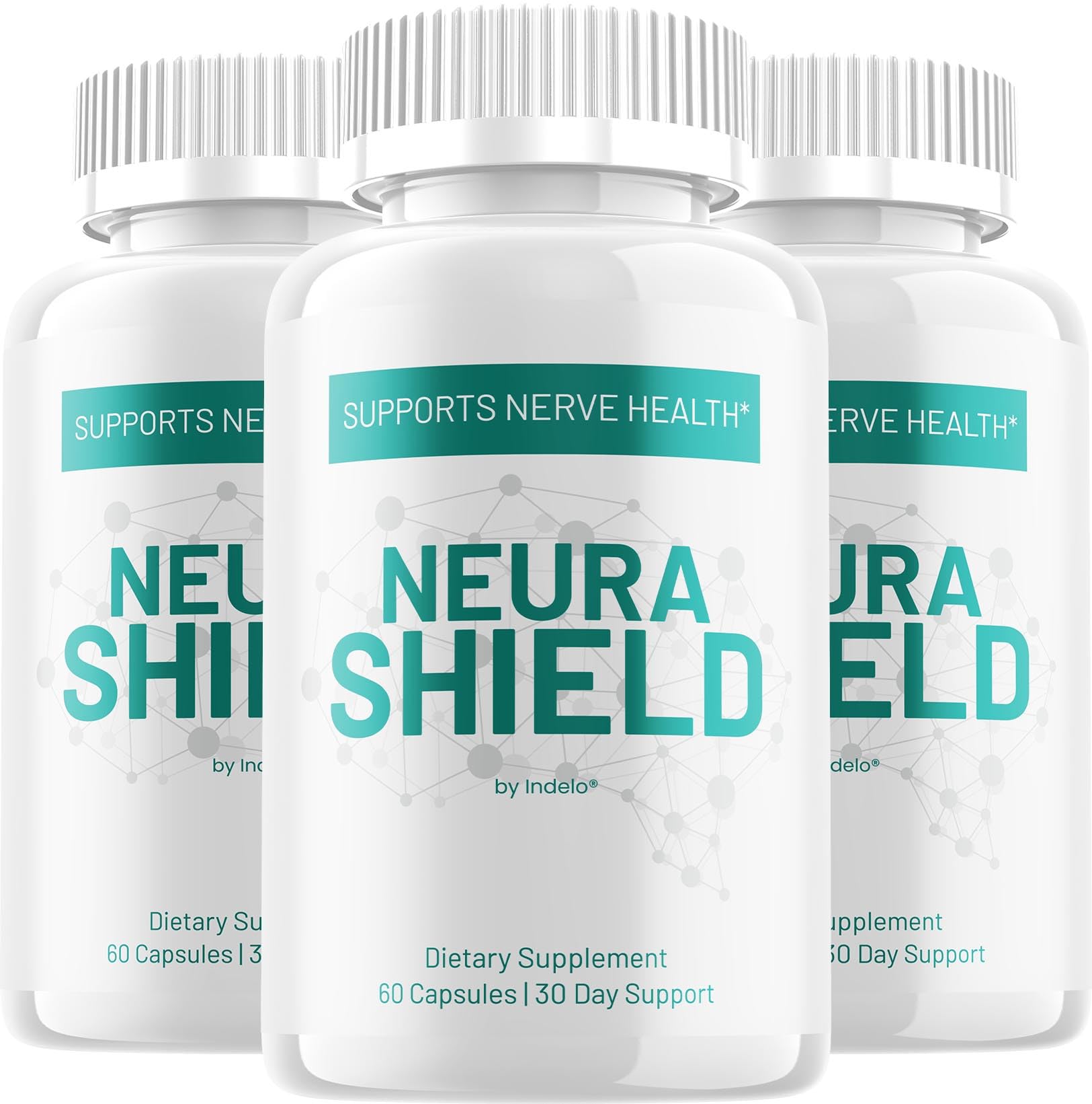 Indelo Neura Shield – Advanced Formula Natural Blend Supplement for Daily Health Support 180 Capsules