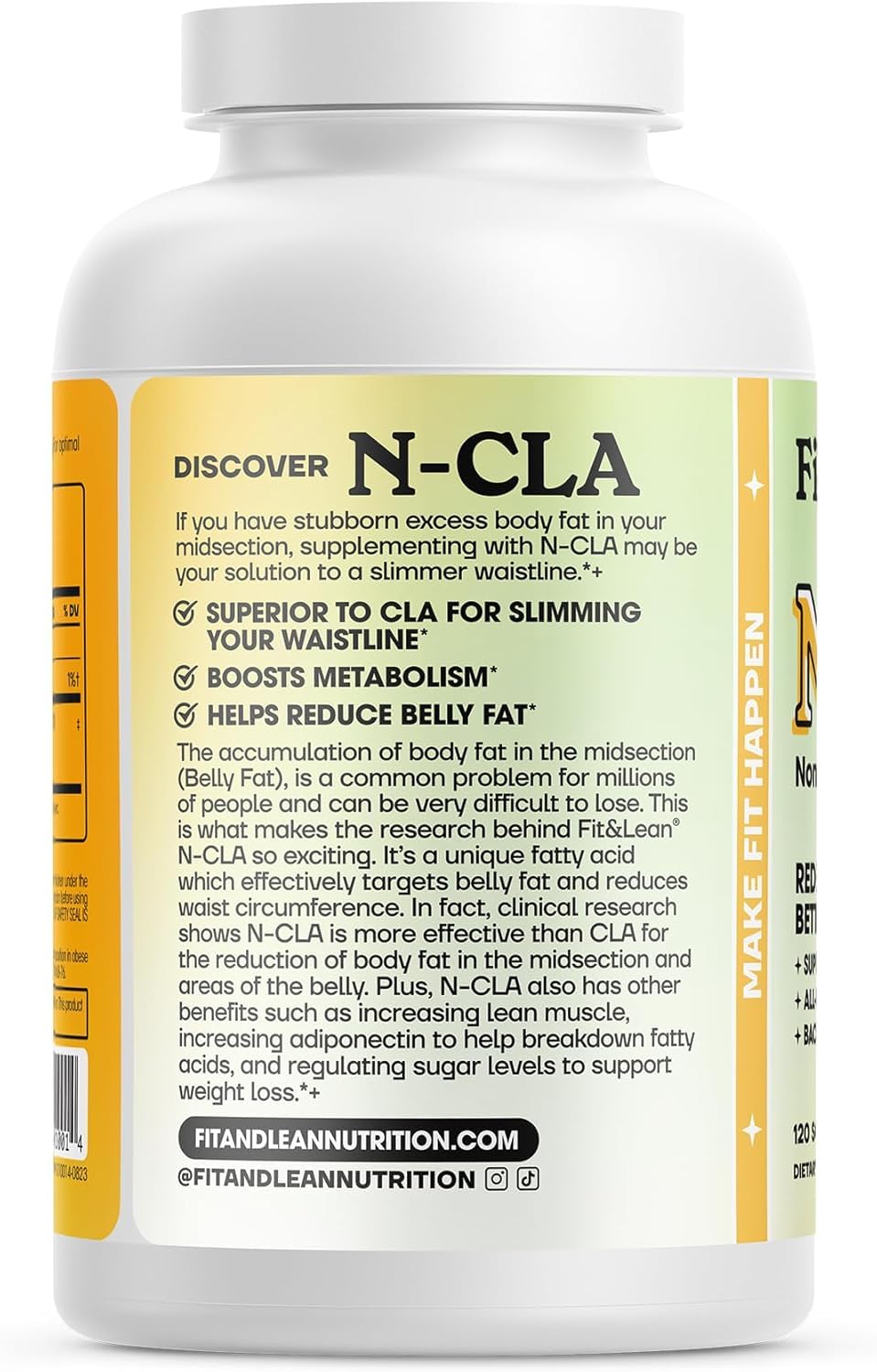 Fit & Lean N-CLA Capsule, 120 Count