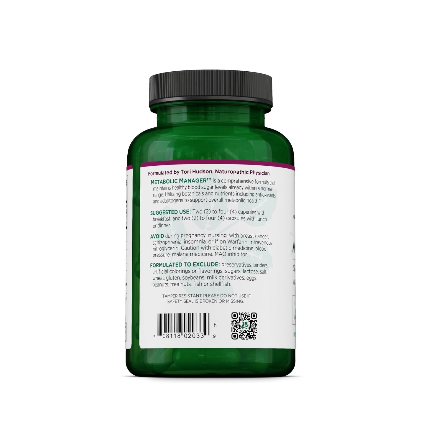 Vitanica Metabolic Manager 120 Capsules