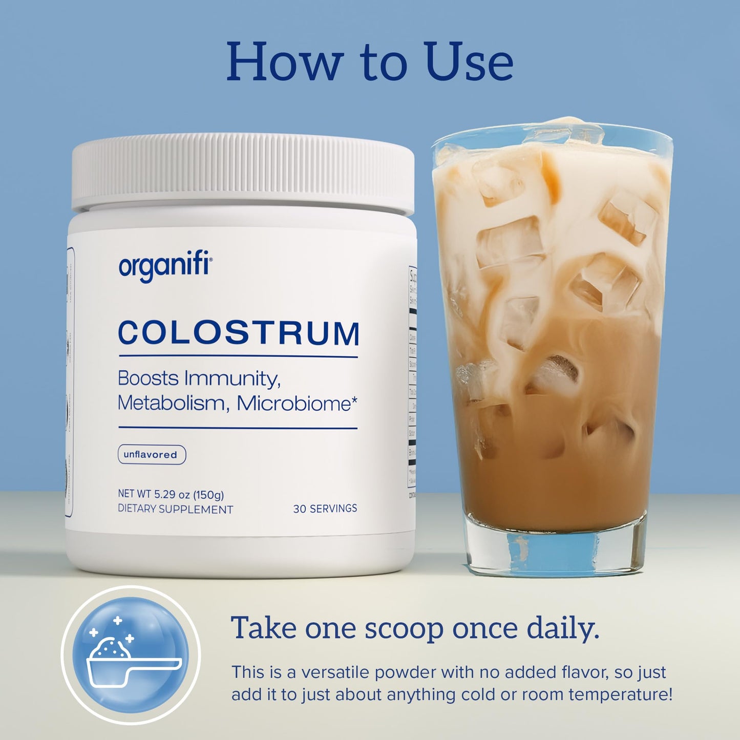 Organifi Bovine Colostrum Powder 5.29 Ounce