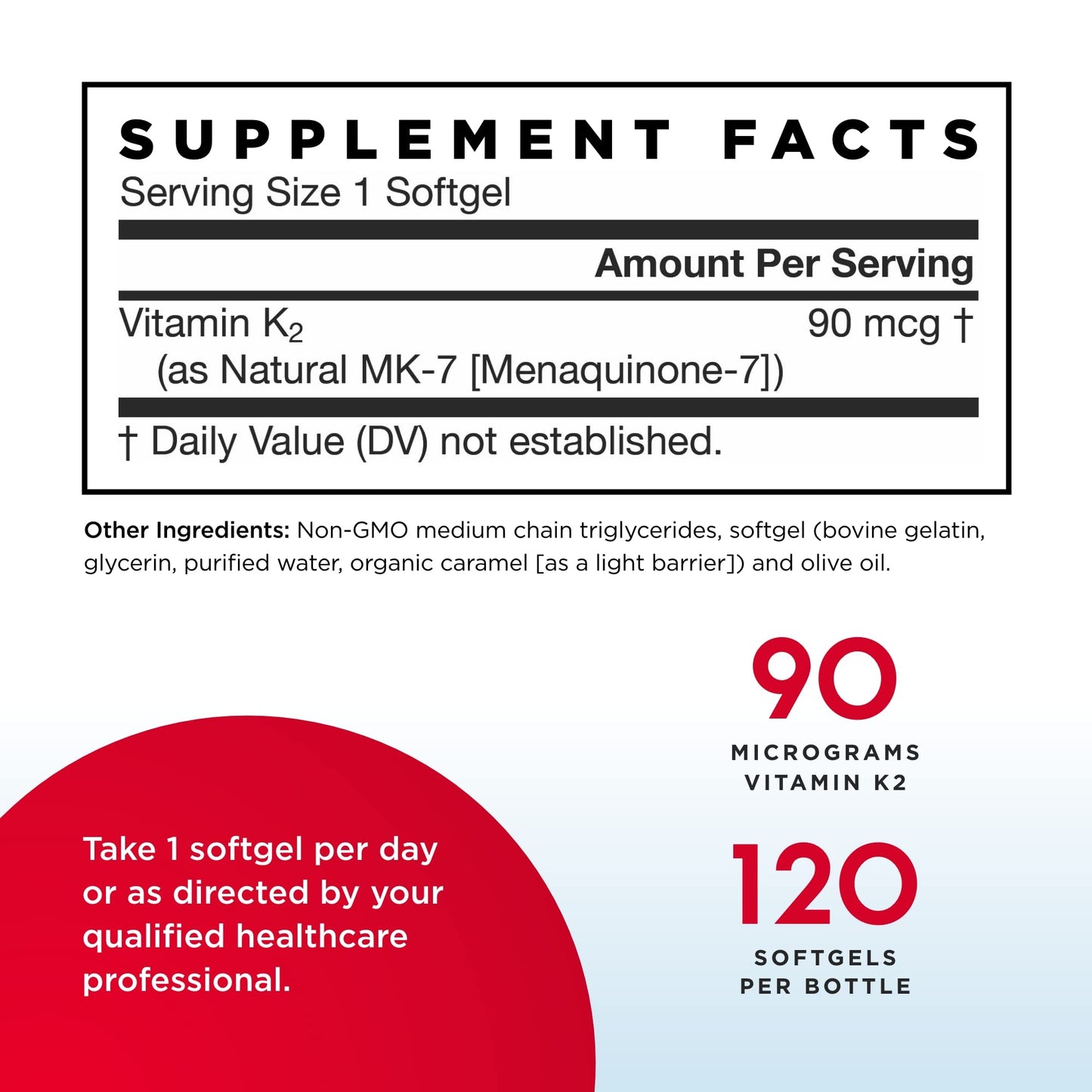 Jarrow Formulas MK-7 90 mcg Softgels 240
