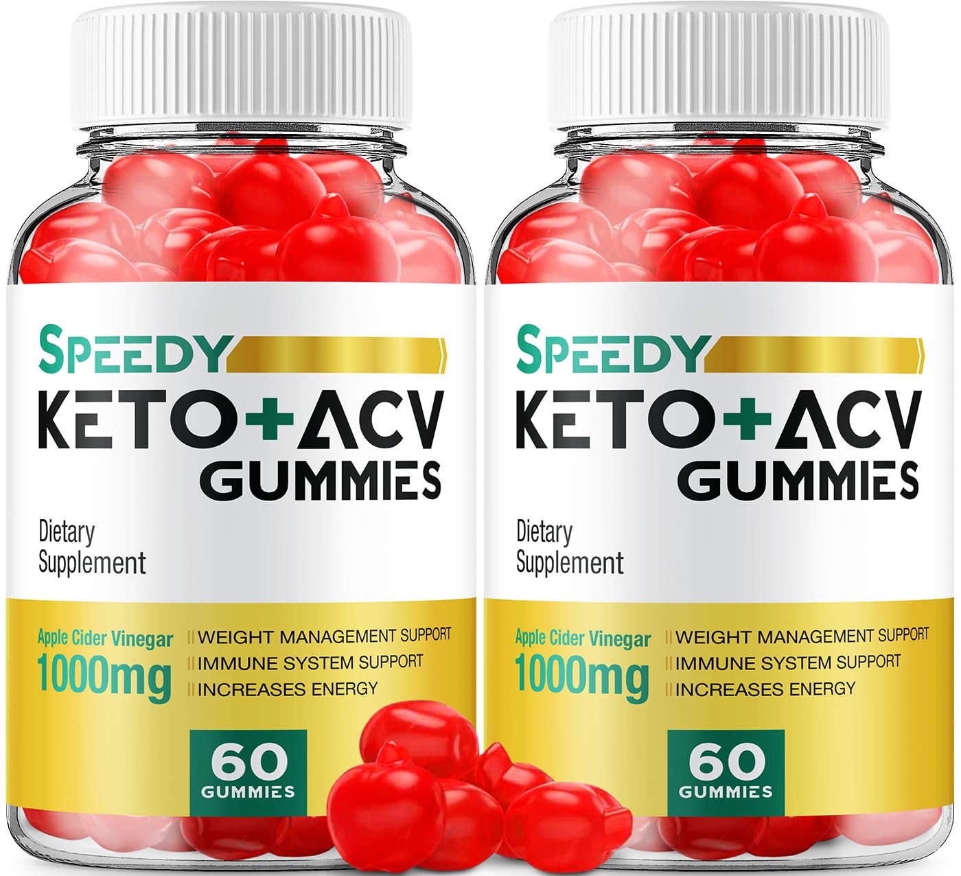Indelo Speedy Keto ACV Gummies, 120 Gummies
