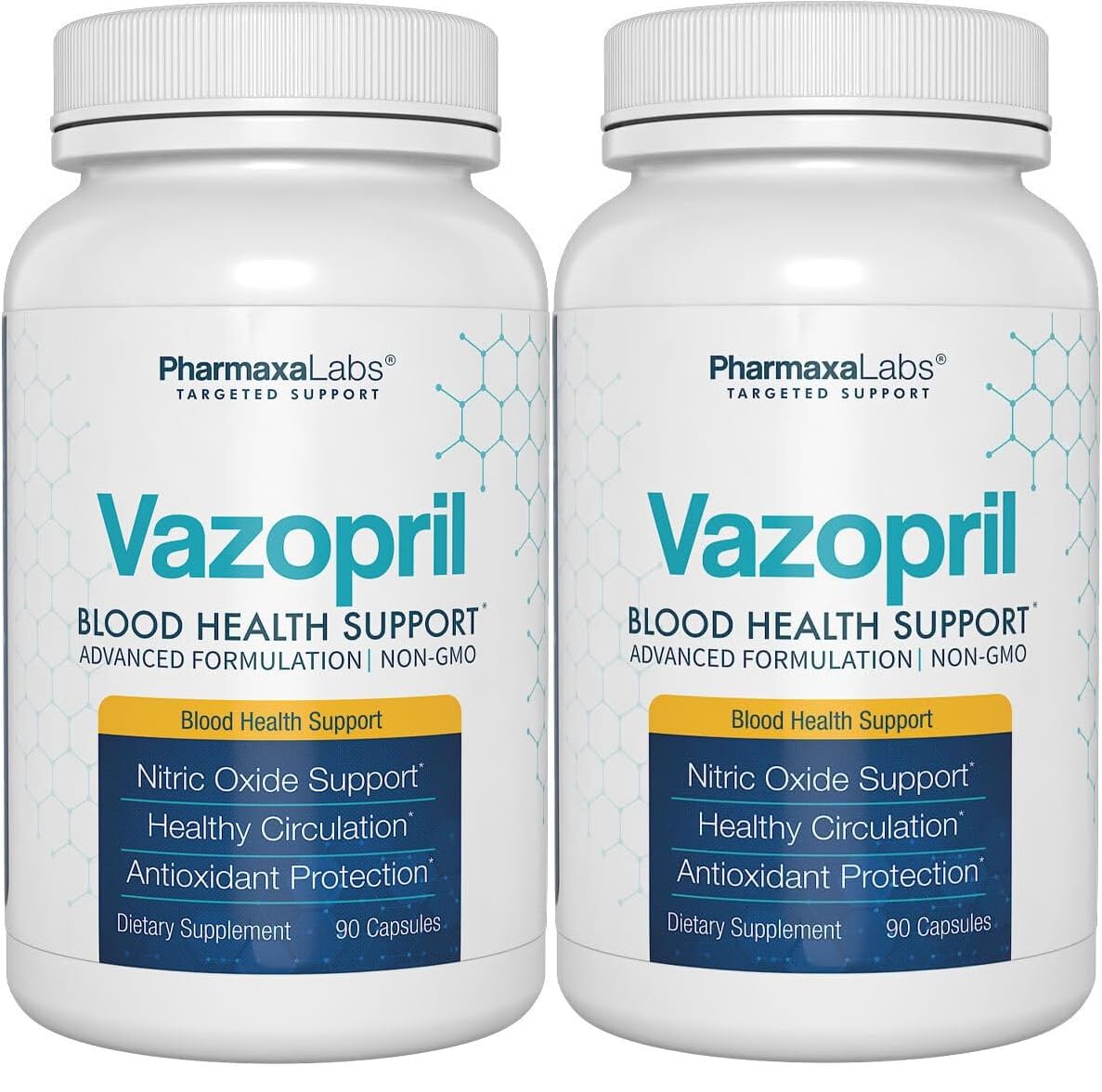 Vazopril Blood Pressure Support Vitamin Supplement for Healthy Heart & Blood Circulation Capsule 180 Count
