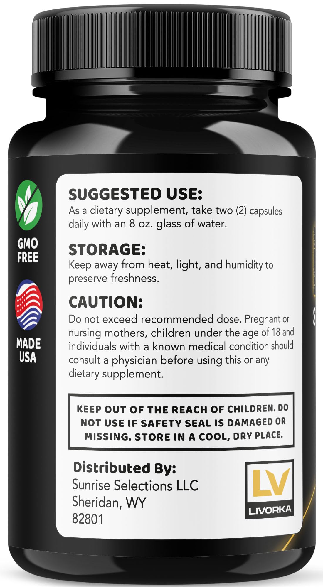 LIVORKA Rambo Max Capsules, 60 Count