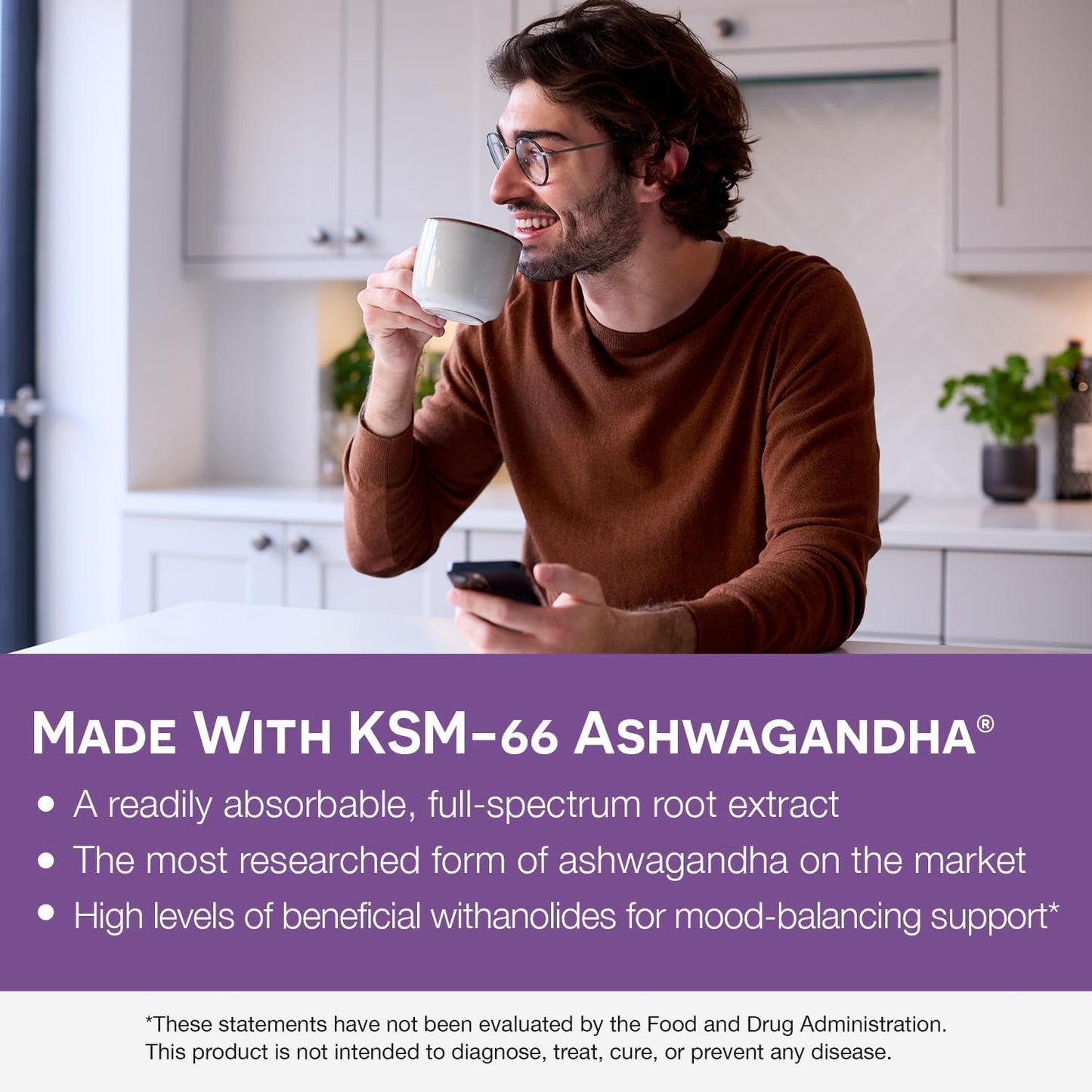 EZ Melts Dissolvable KSM-66 Ashwagandha Tablet, 240 Tablets