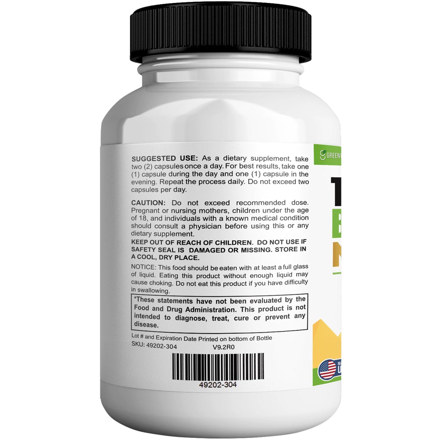 GREENVIFY Burn Max Natural Supplement 60 Capsules