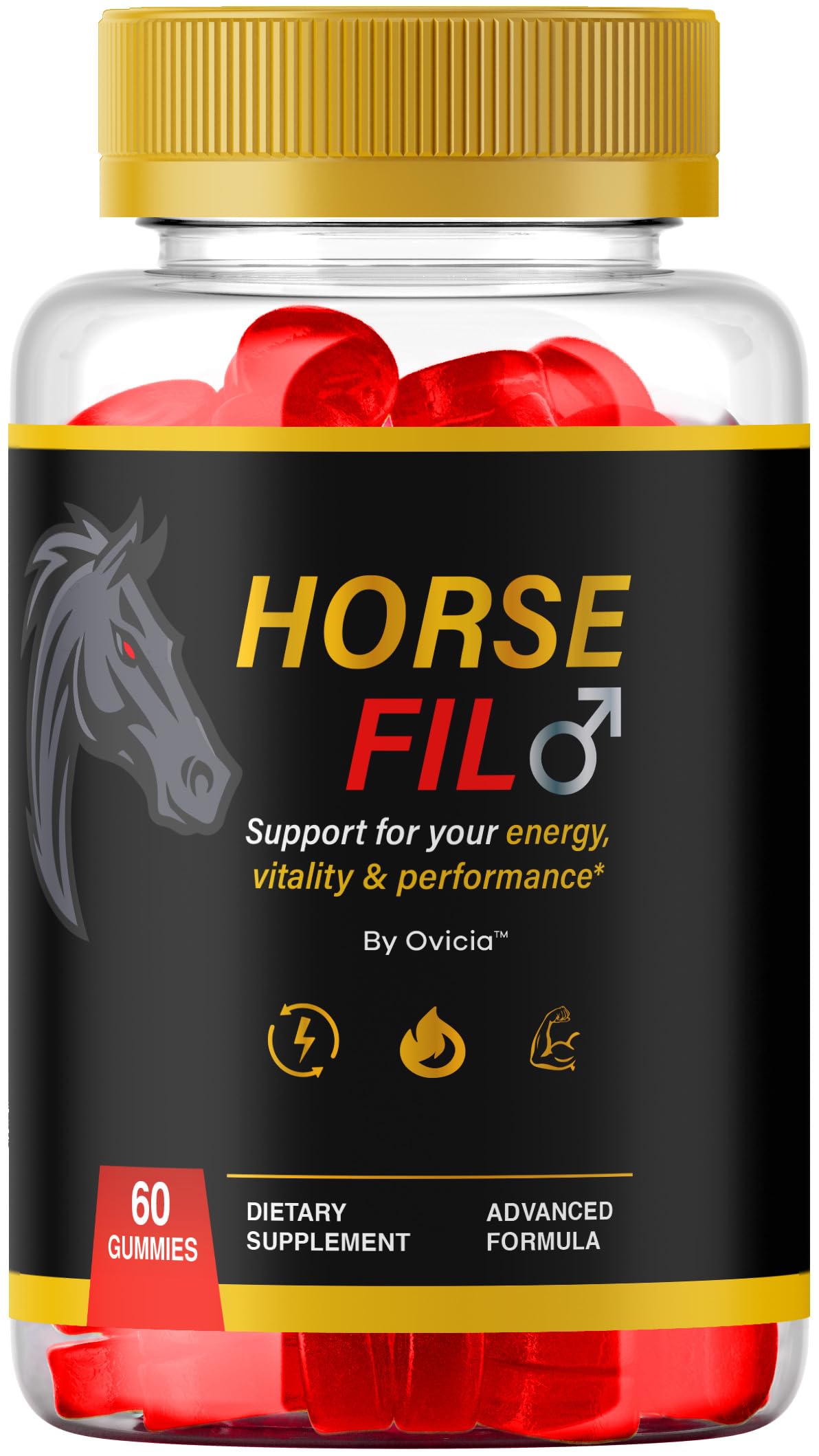 OVICIA Horsefil Gummies Gummy, 60 Count