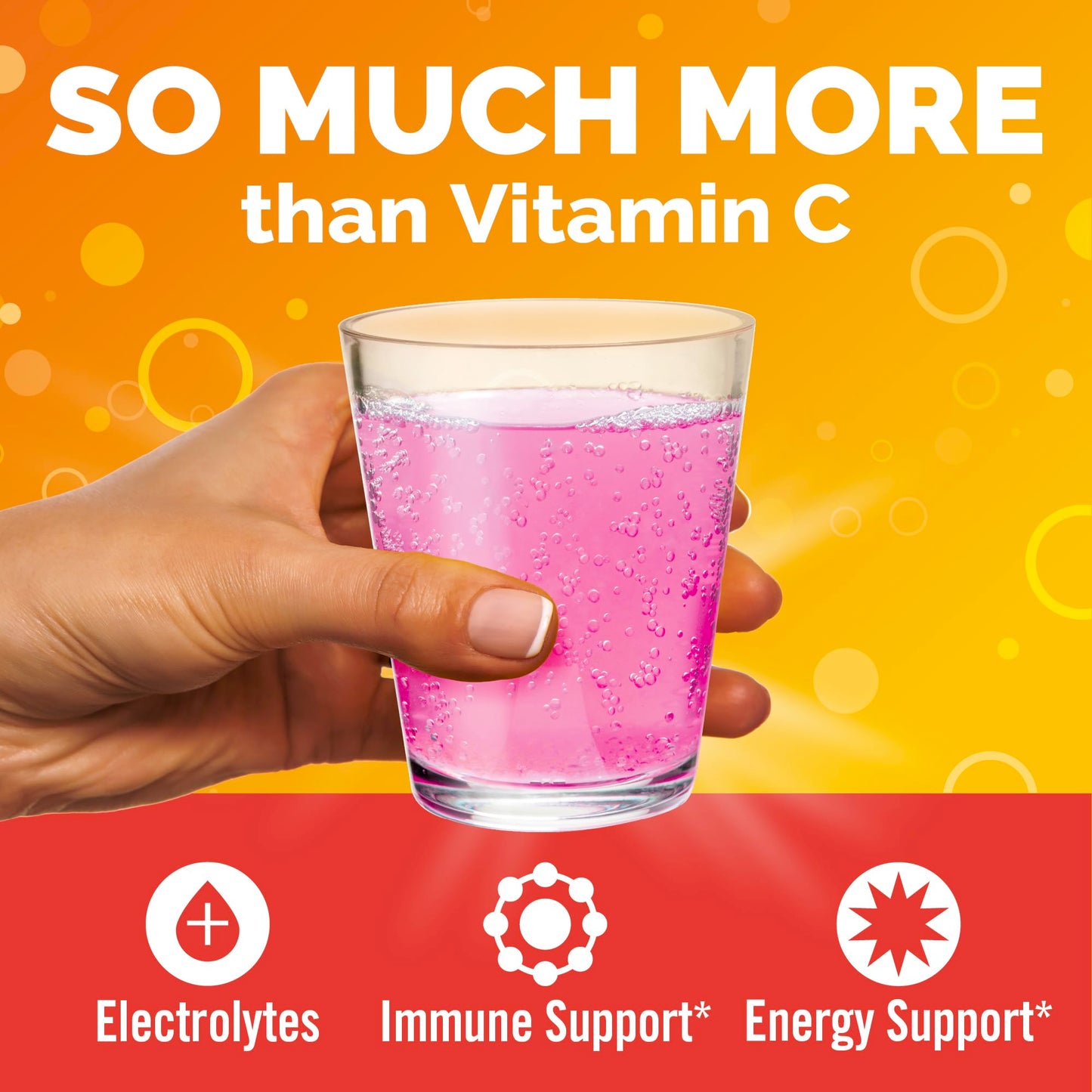 Emergen-C Vitamin C Immune Support Powder, 1000mg Vitamin C, Pink Lemonade, 30-Count