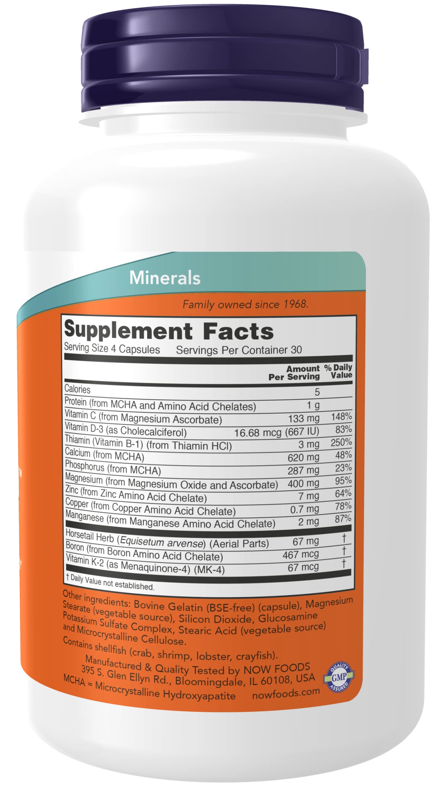 NOW Foods Bone Strength 120 Capsules