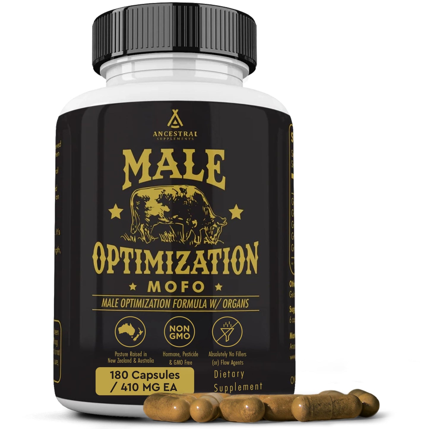 Ancestral Supplements Mofo Beef Liver Capsule 180 Count