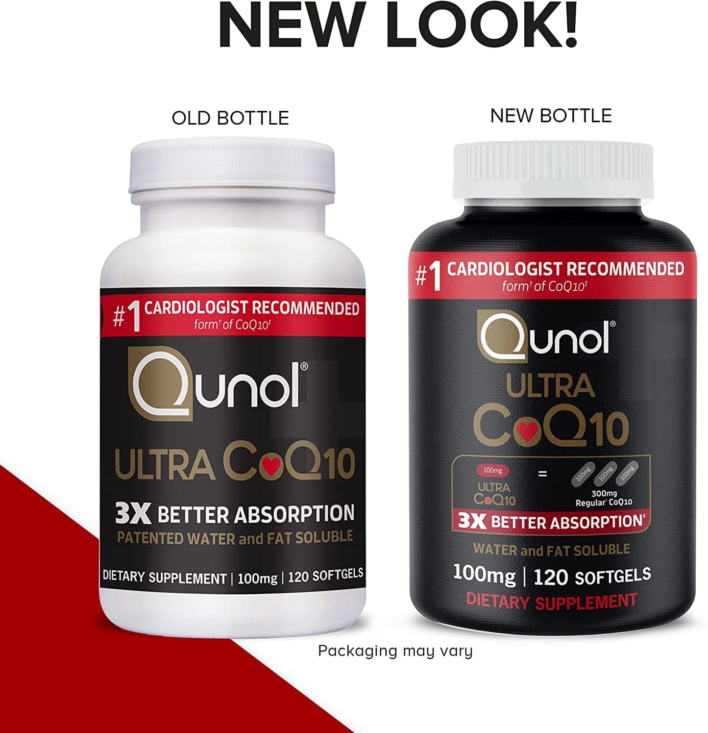 Qunol CoQ10 100mg Softgels, 2880 Count