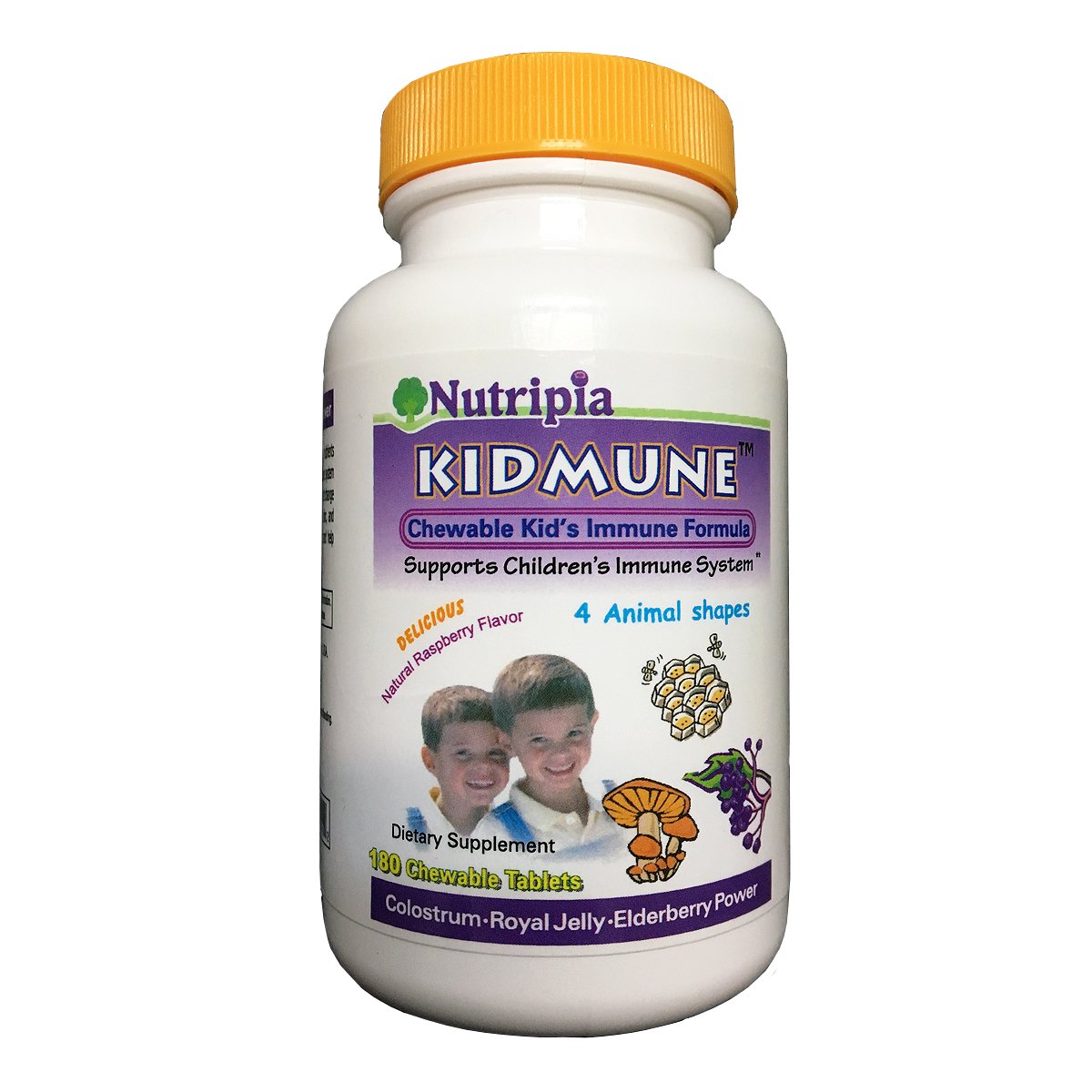 Nutripia Kidmune Kids Immune Support Supplement Chewable Tablets 180 Tablets