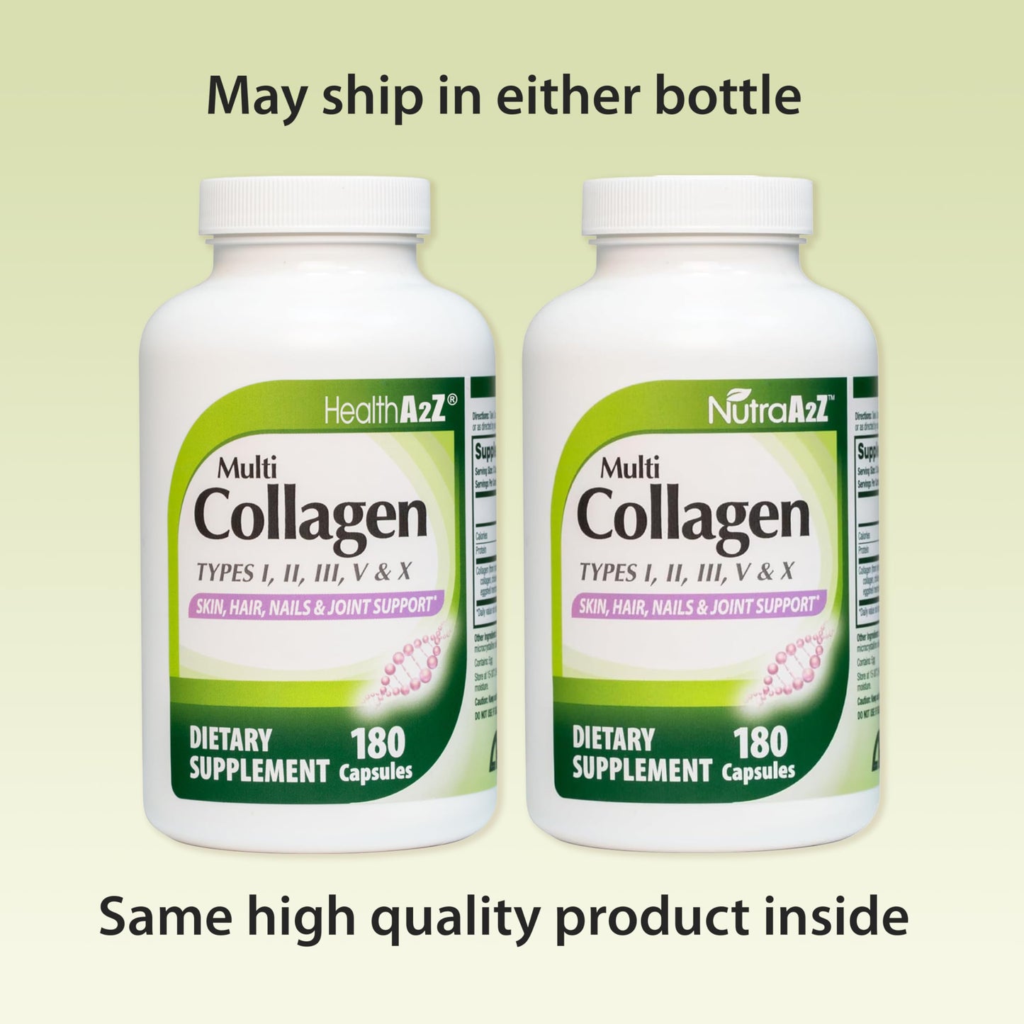 NutraA2Z Multi Collagen 180 Capsules