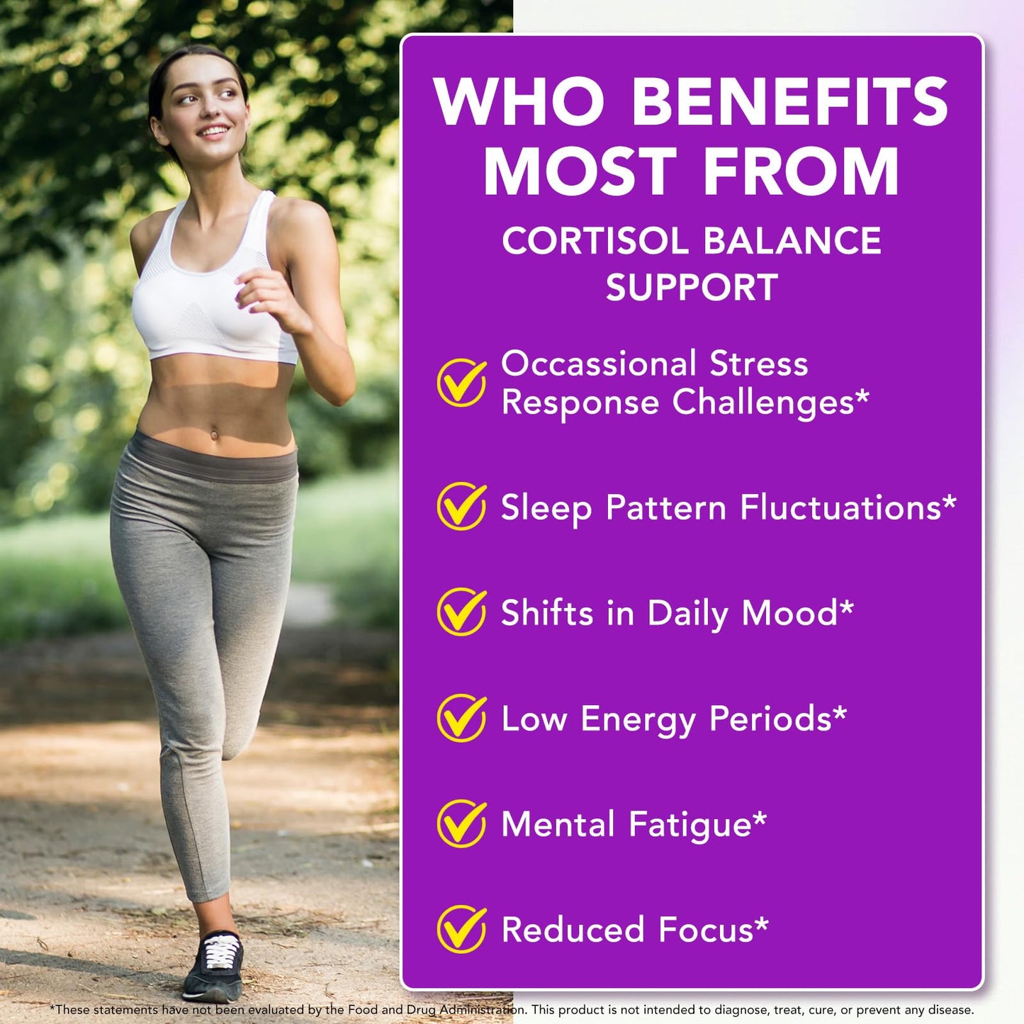 BUCAOAGU Cortisol Supplements for Women Capsule 90 Count