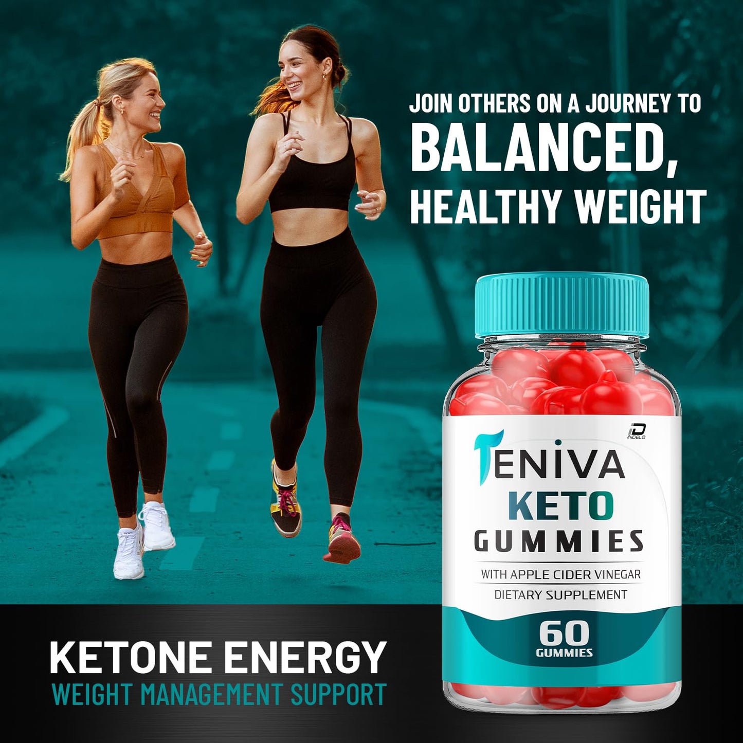 Indelo Teniva ACV Gummies 180 Gummies