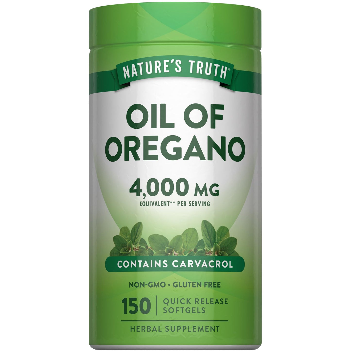 Nature's Truth Oil of Oregano Softgels 150 Count