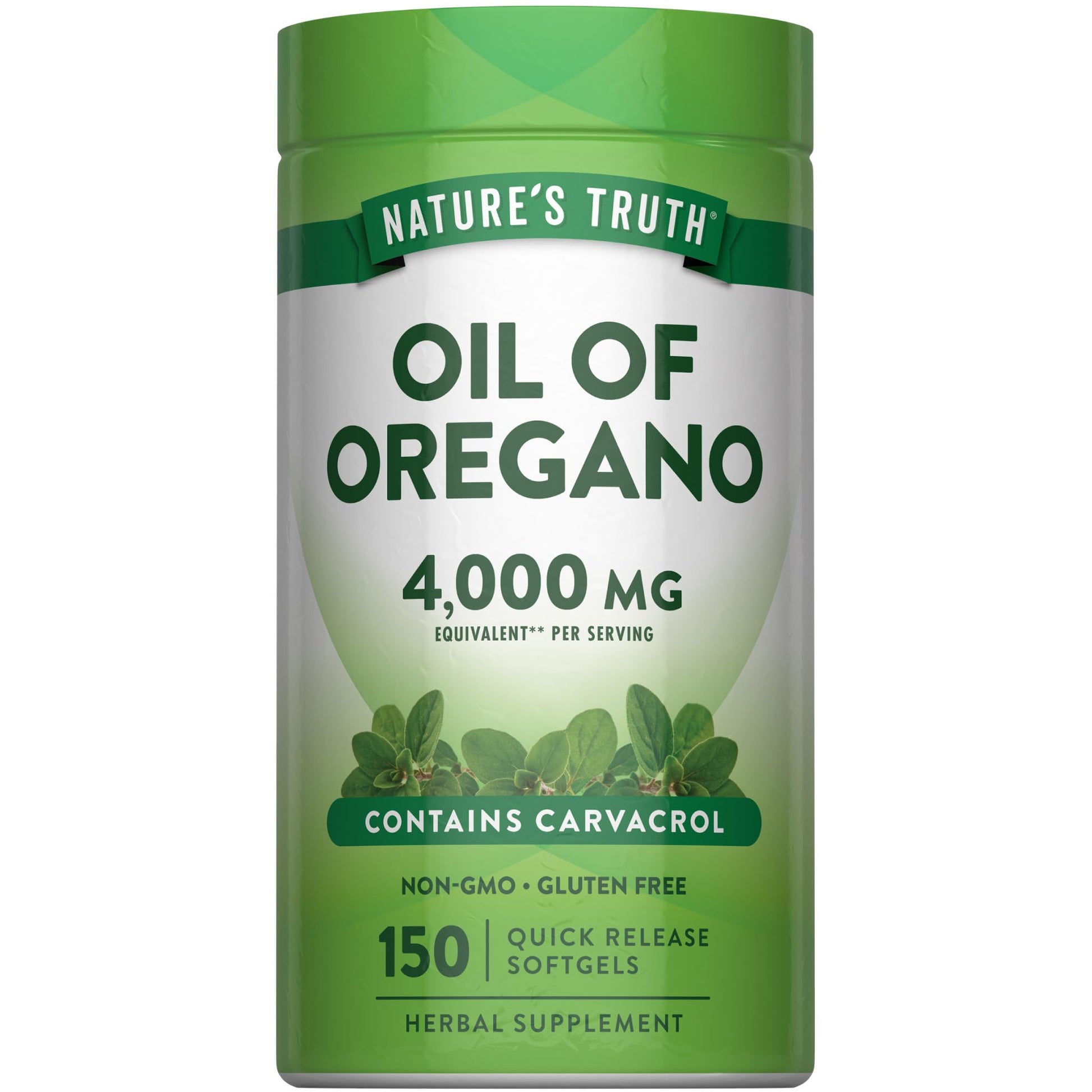 Nature's Truth Oil of Oregano Softgels 150 Count