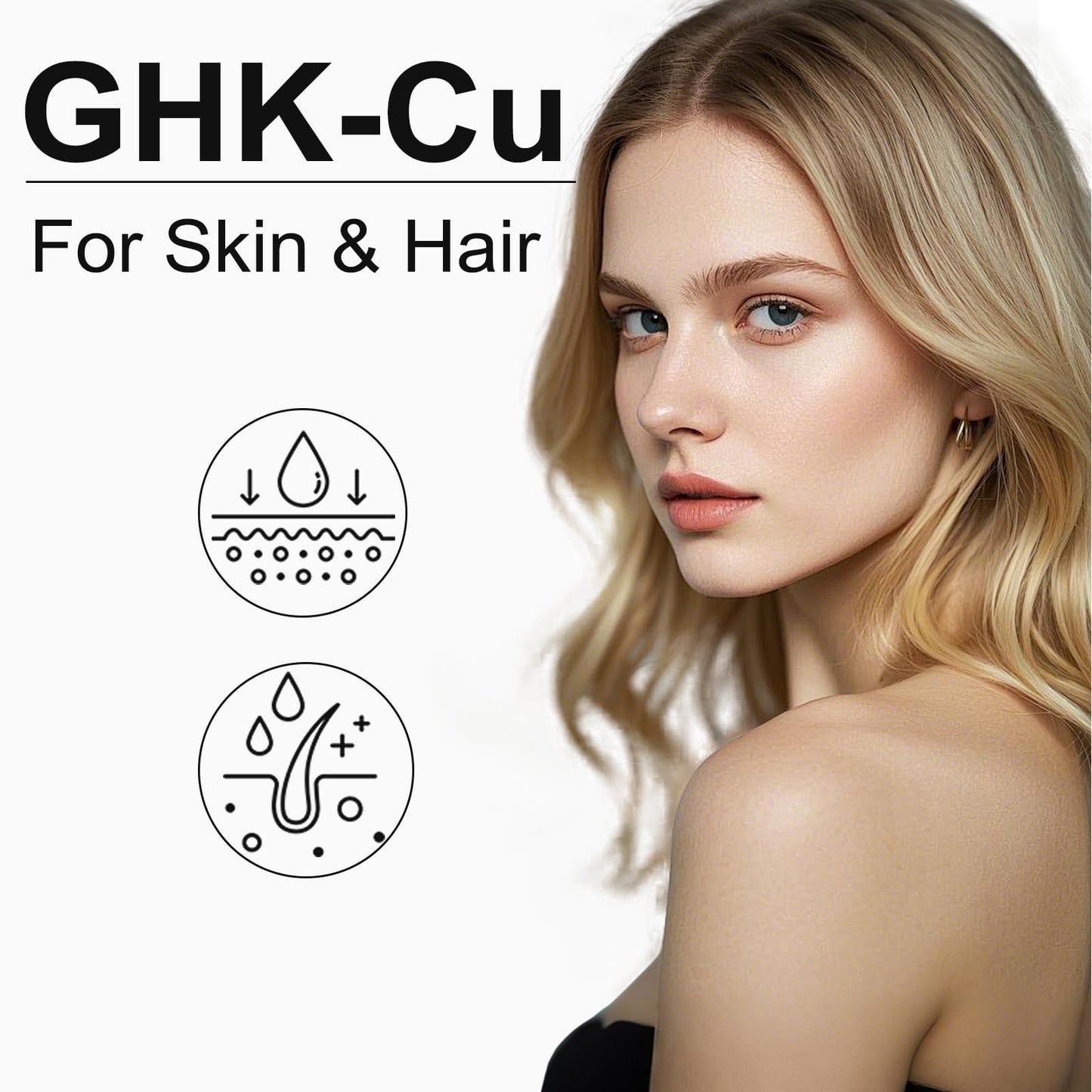 Euphea GHK-Cu Peptide Supplement Capsules, 90 Count
