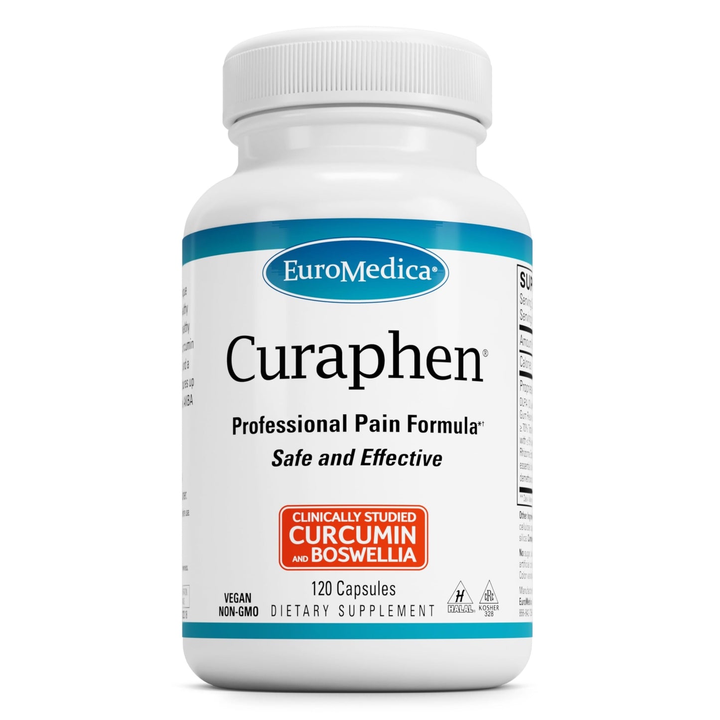 EuroMedica Curaphen Discomfort & Circulation Support Capsules 120