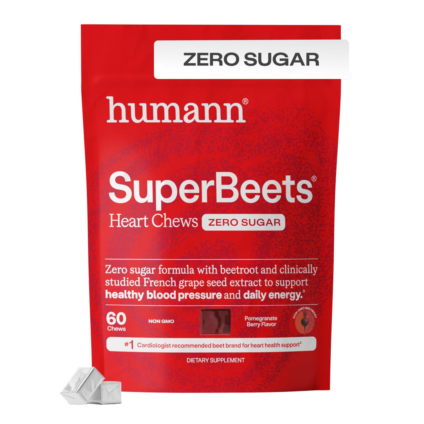 Humann SuperBeets Heart Chews 60 Count