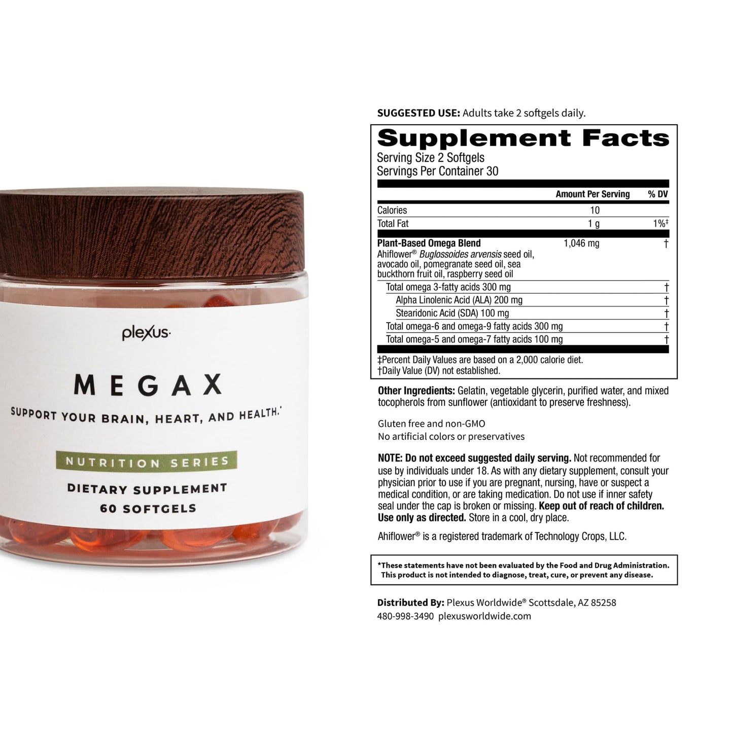 Plexus MegaX Softgel 60 Count