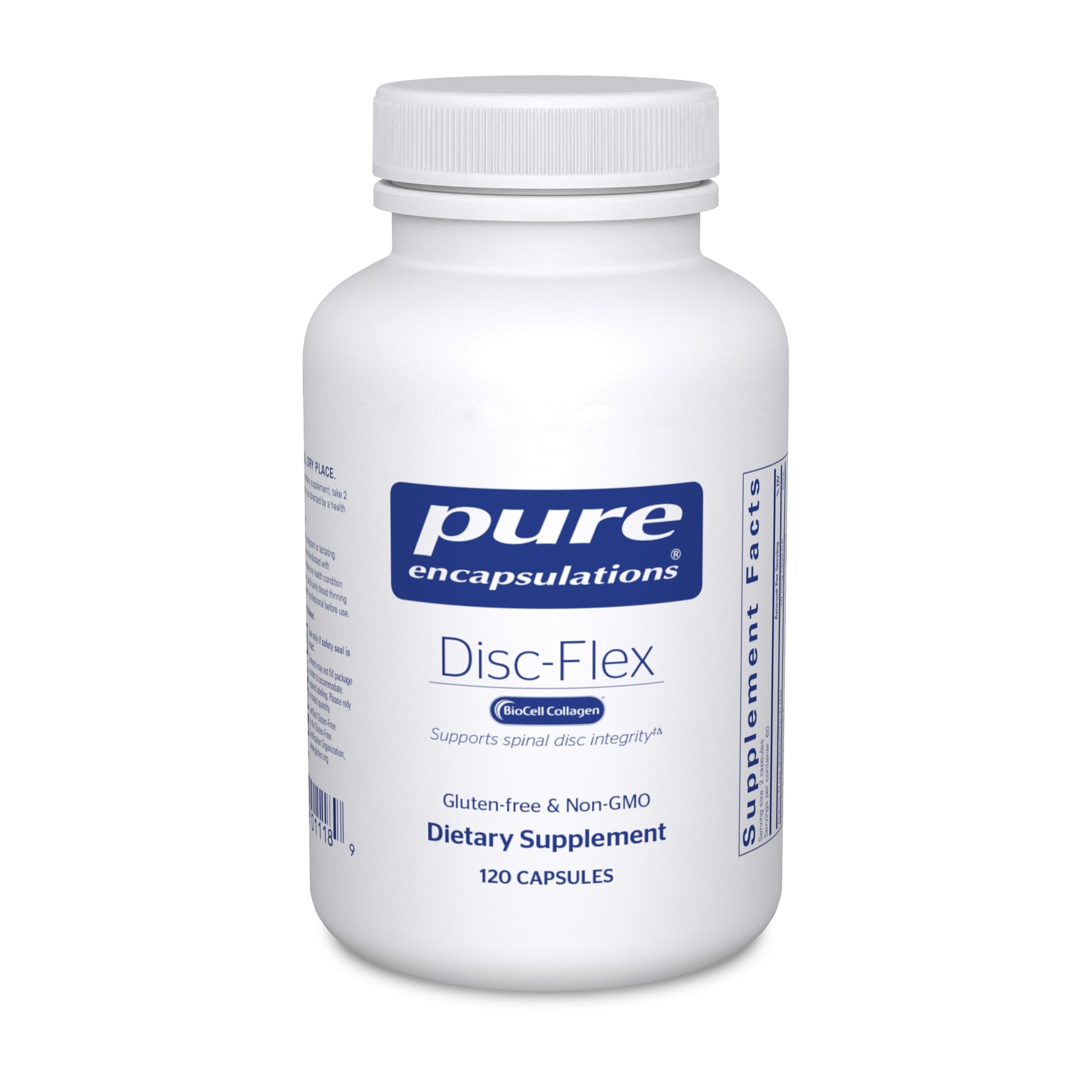 Pure Encapsulations Disc-Flex Bone & Musculoskeletal Health Dietary Supplement Capsules, 120 Count