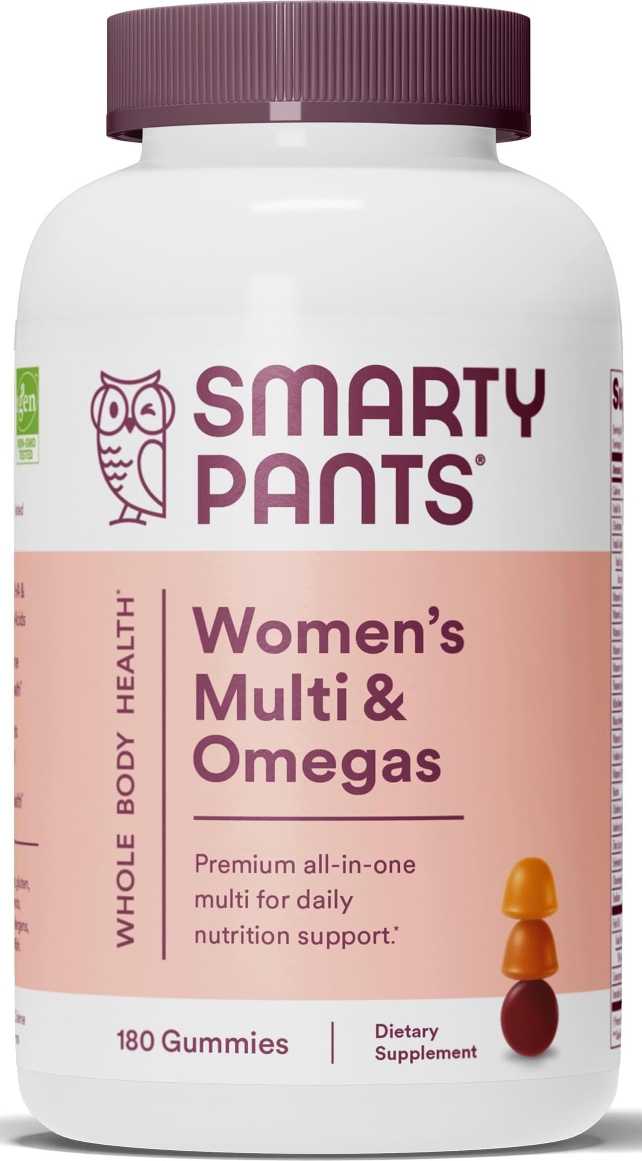SmartyPants Women's Multivitamin Gummies 180 Count