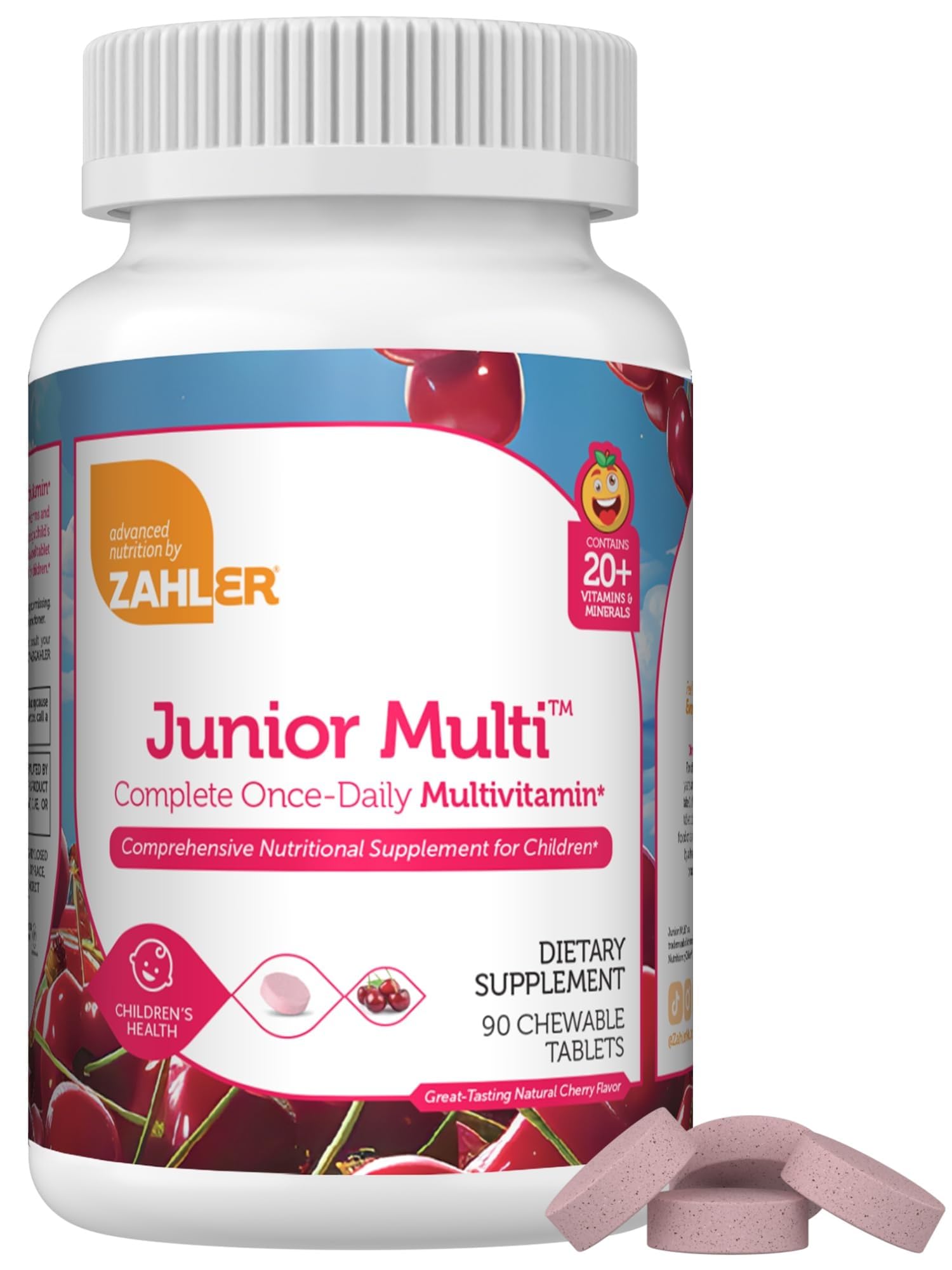 Zahler Junior Multi - Children's Complete Multivitamin Tablets, 90 Count