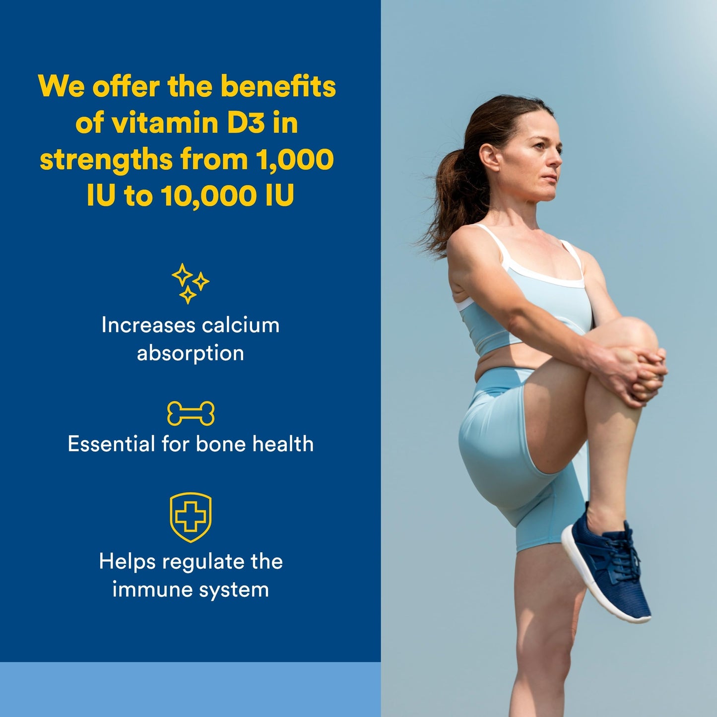 Natural Factors Vitamin D3 2000 IU Softgels, 240 Count