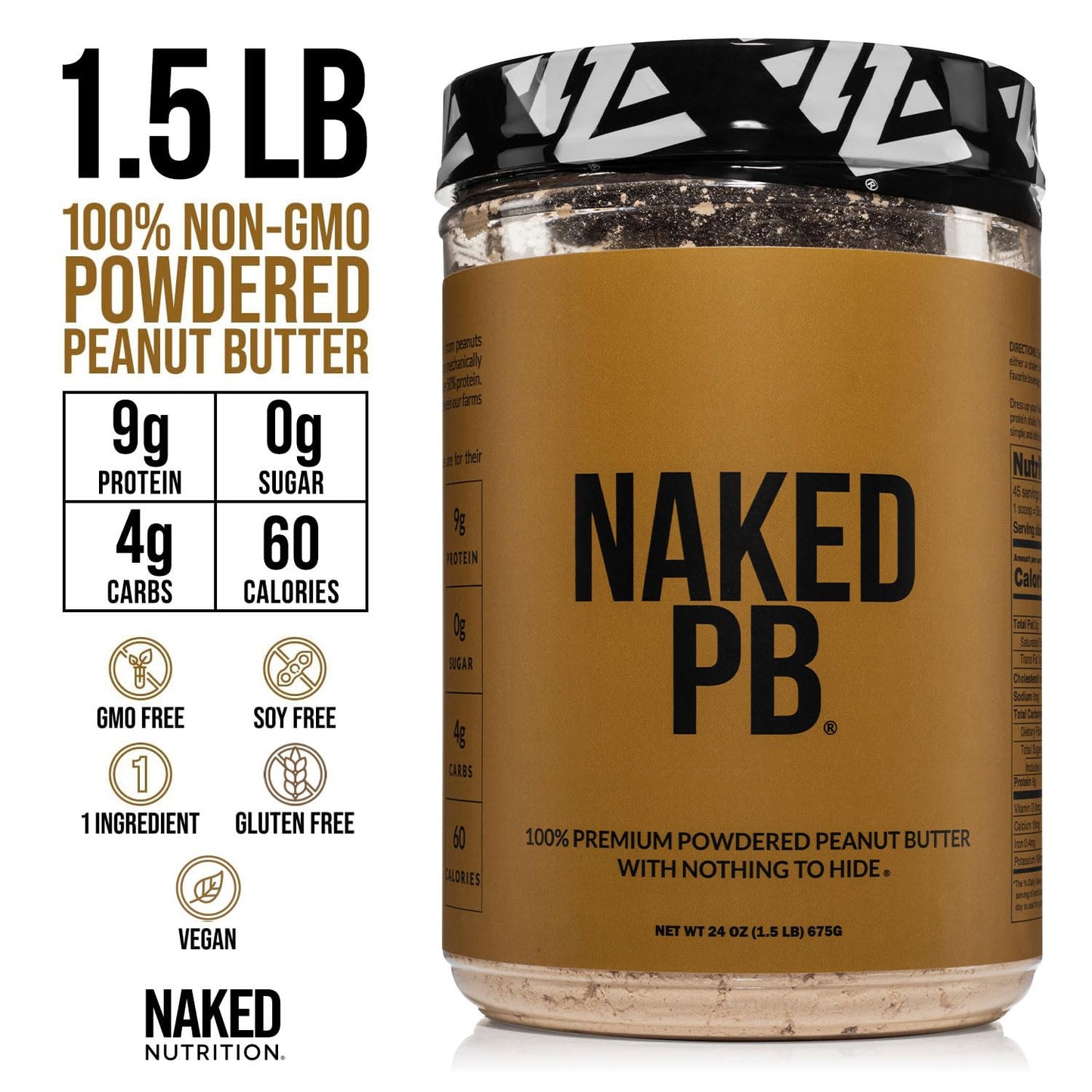 NAKED Pea Protein Isolate Powder 40 Servings