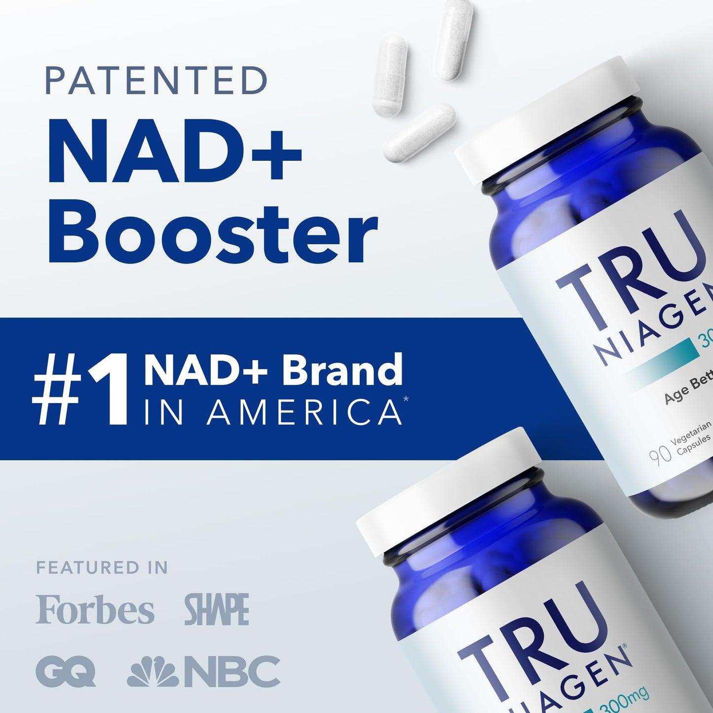 TRU NIAGEN Nicotinamide Riboside 300mg Capsule, 180 Capsules