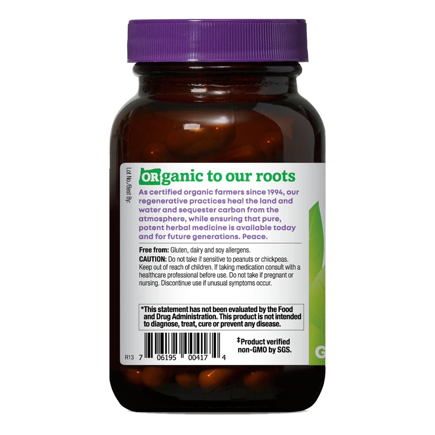 Oregon's Wild Harvest Astragalus Reishi Organic Herbal Supplement Capsule, 90 Count