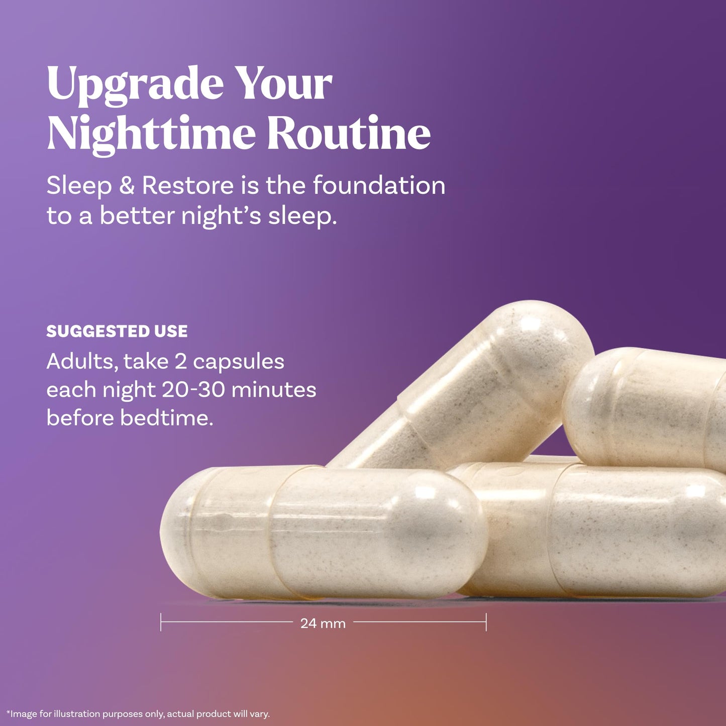 Natrol Sleep & Restore Capsules, 60 Count