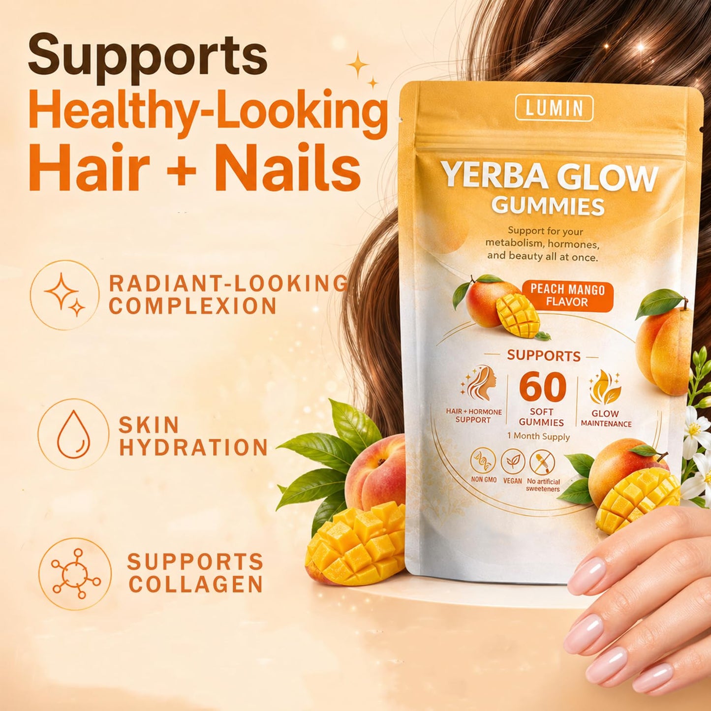Motilli Lumin Yerba Glow Gummies 3 Count