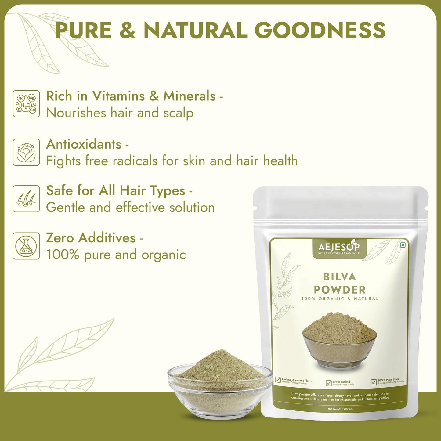 AEJESOP Bilva Leaf Powder 7 oz