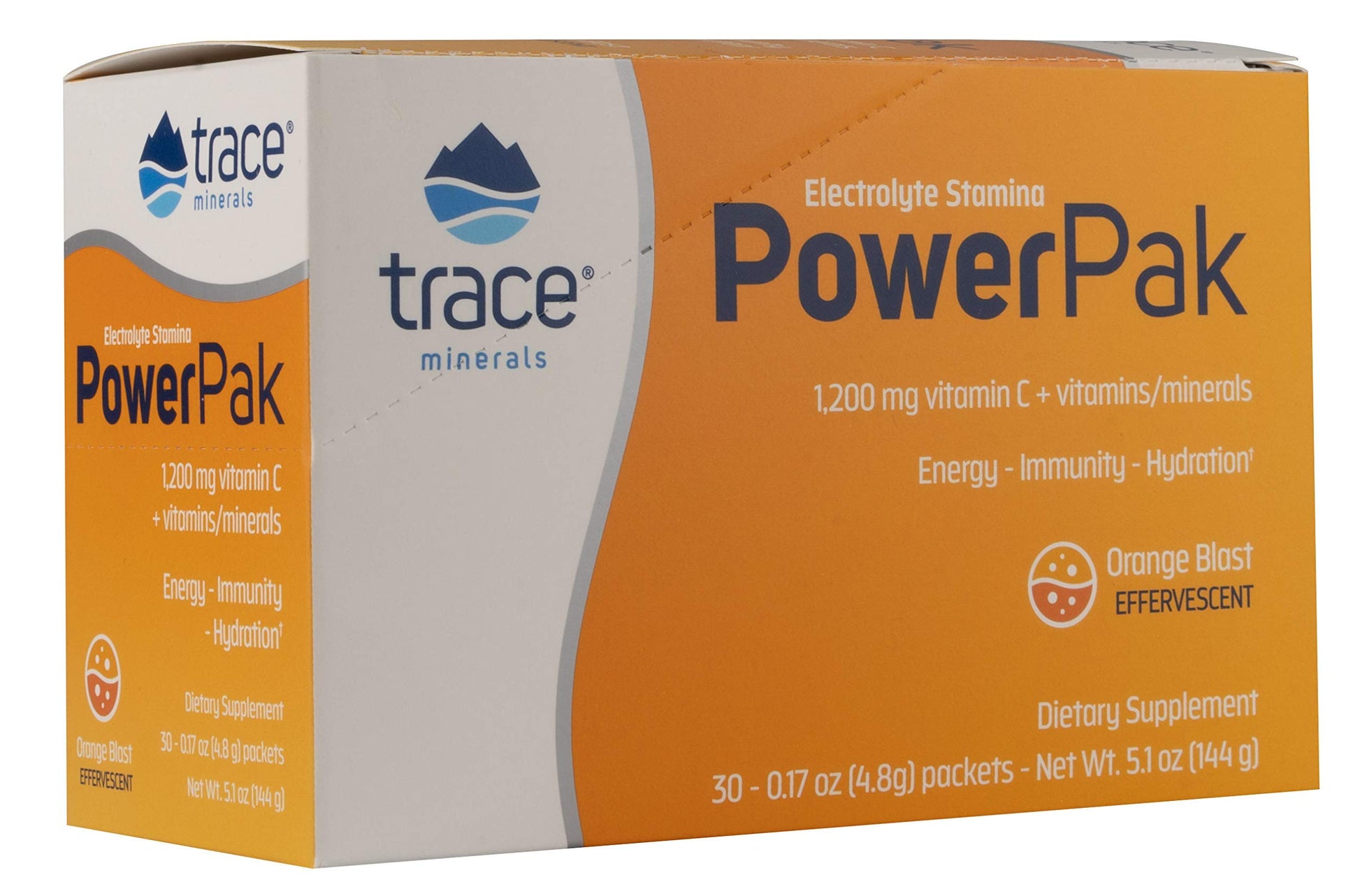 Trace Minerals Research Electrolyte Stamina Power Pak Powder 7.8 oz