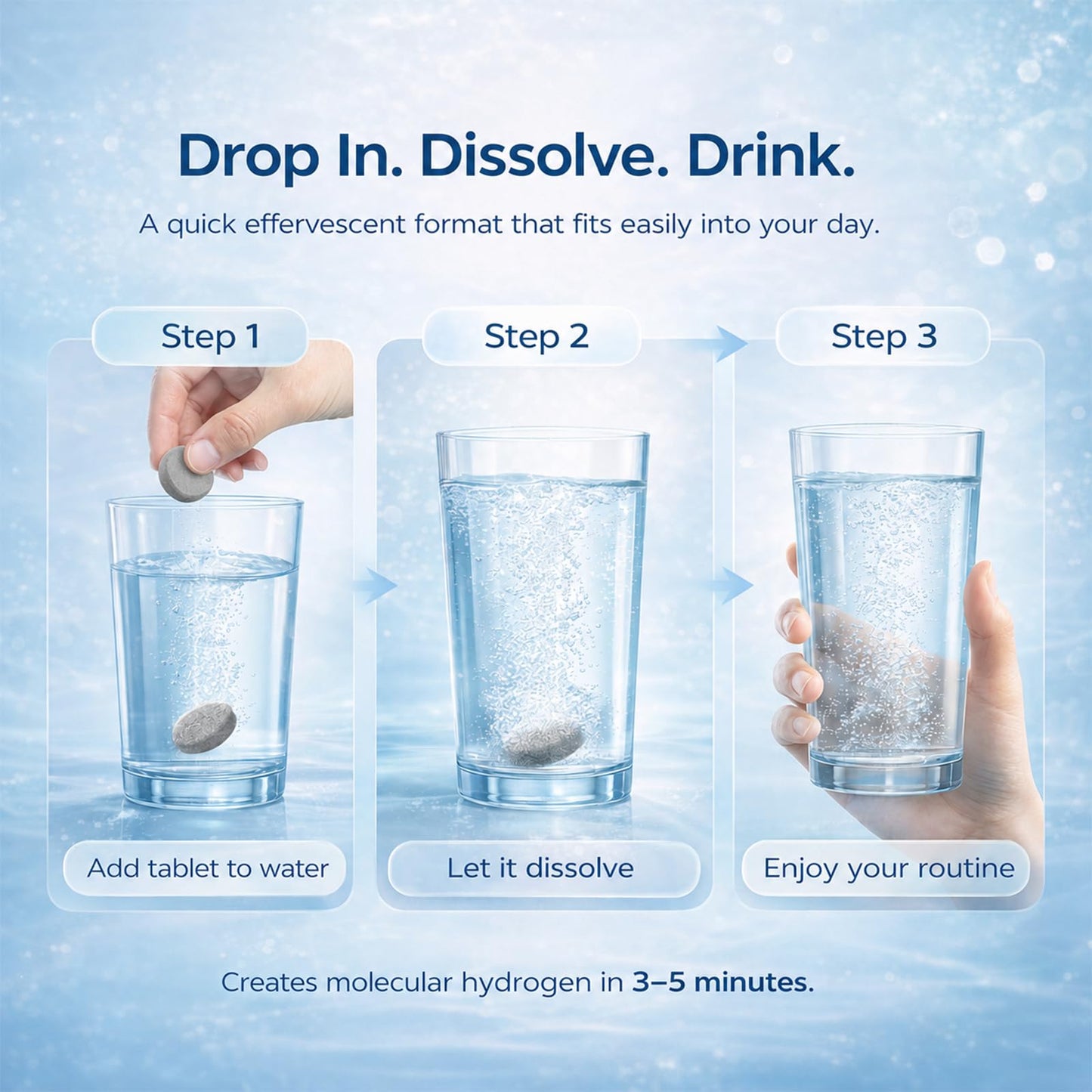 Hydroliv Hydrogen Water Tablets, 30 Tablets