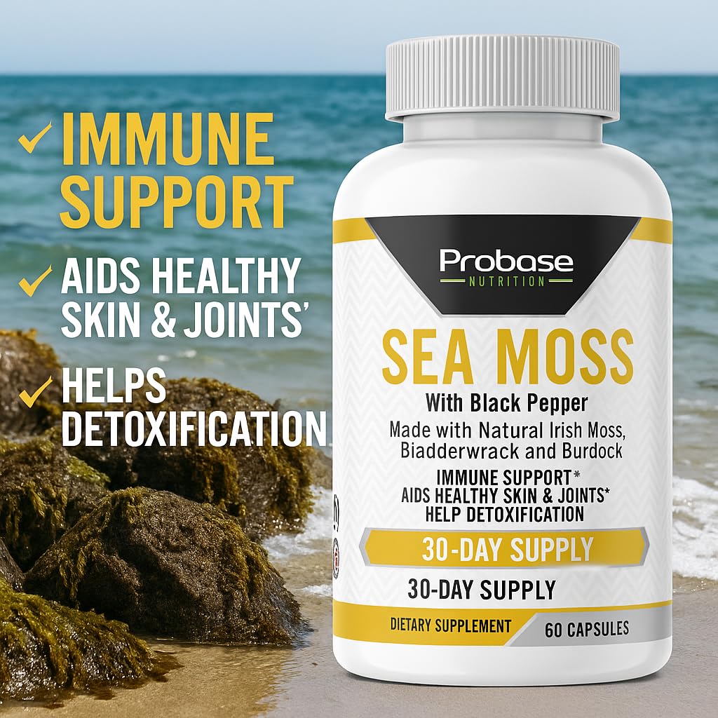 Probase Nutrition Sea Moss Capsules 60 Count