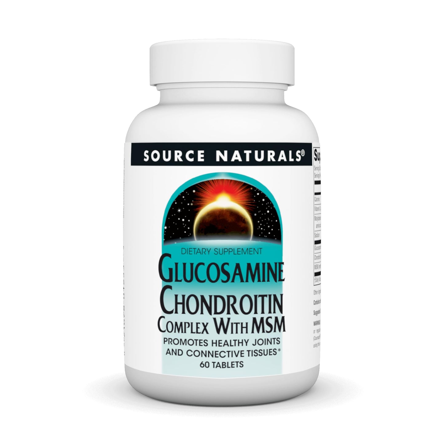 Source Naturals Glucosamine Chondroitin Complex with MSM Tablet, 60 Tablets