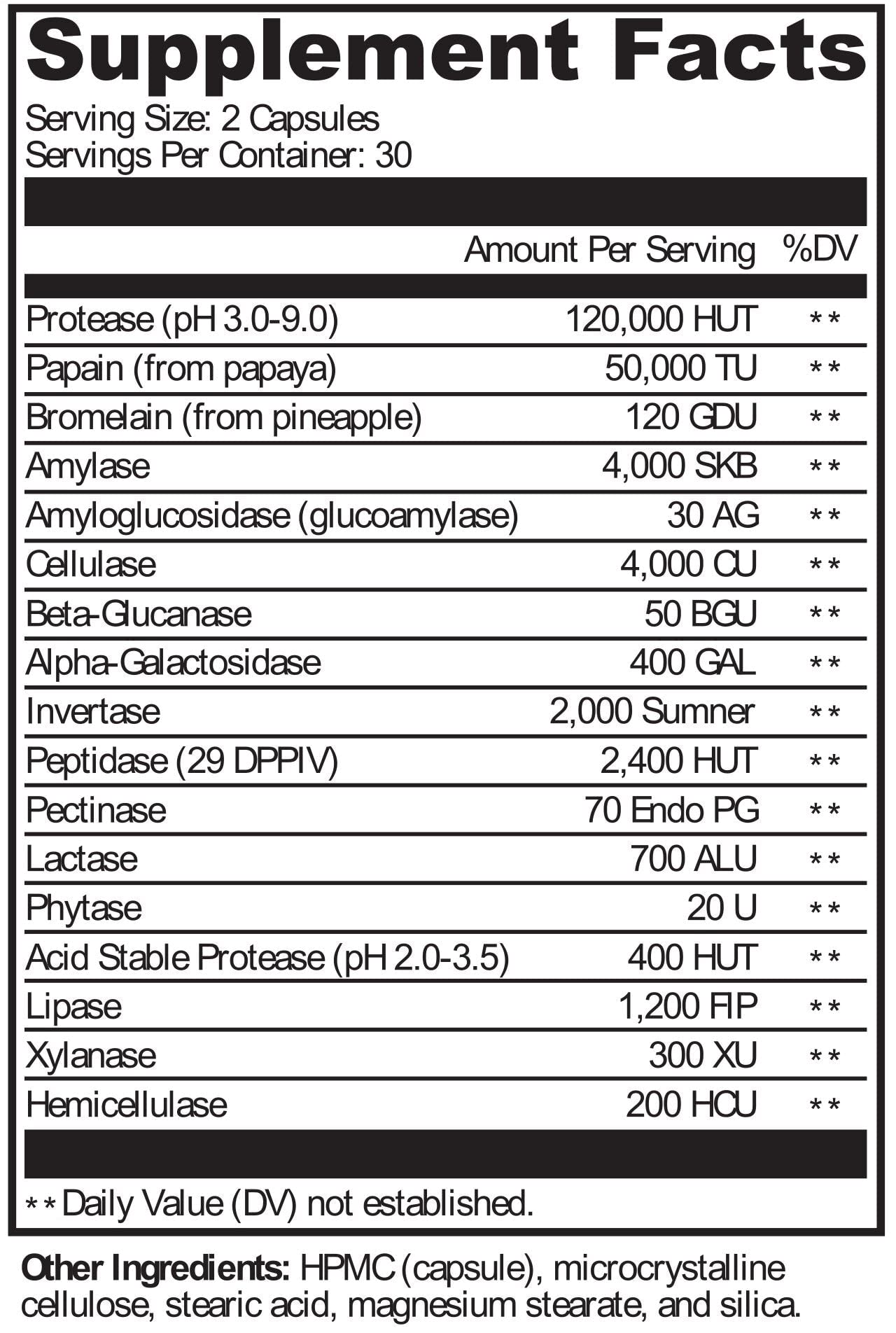 Protocols for Health Digest-Zyme Dietary Supplement Capsule, 60 Count