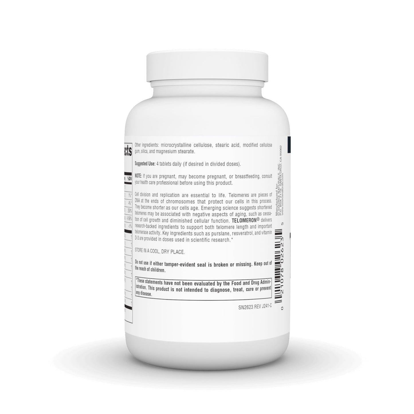 Source Naturals Telomeron 120 Tablets