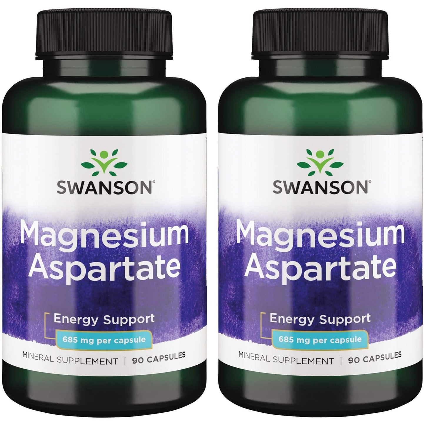 Swanson Premium Brand Magnesium Aspartate 685 mg, 180 Capsules