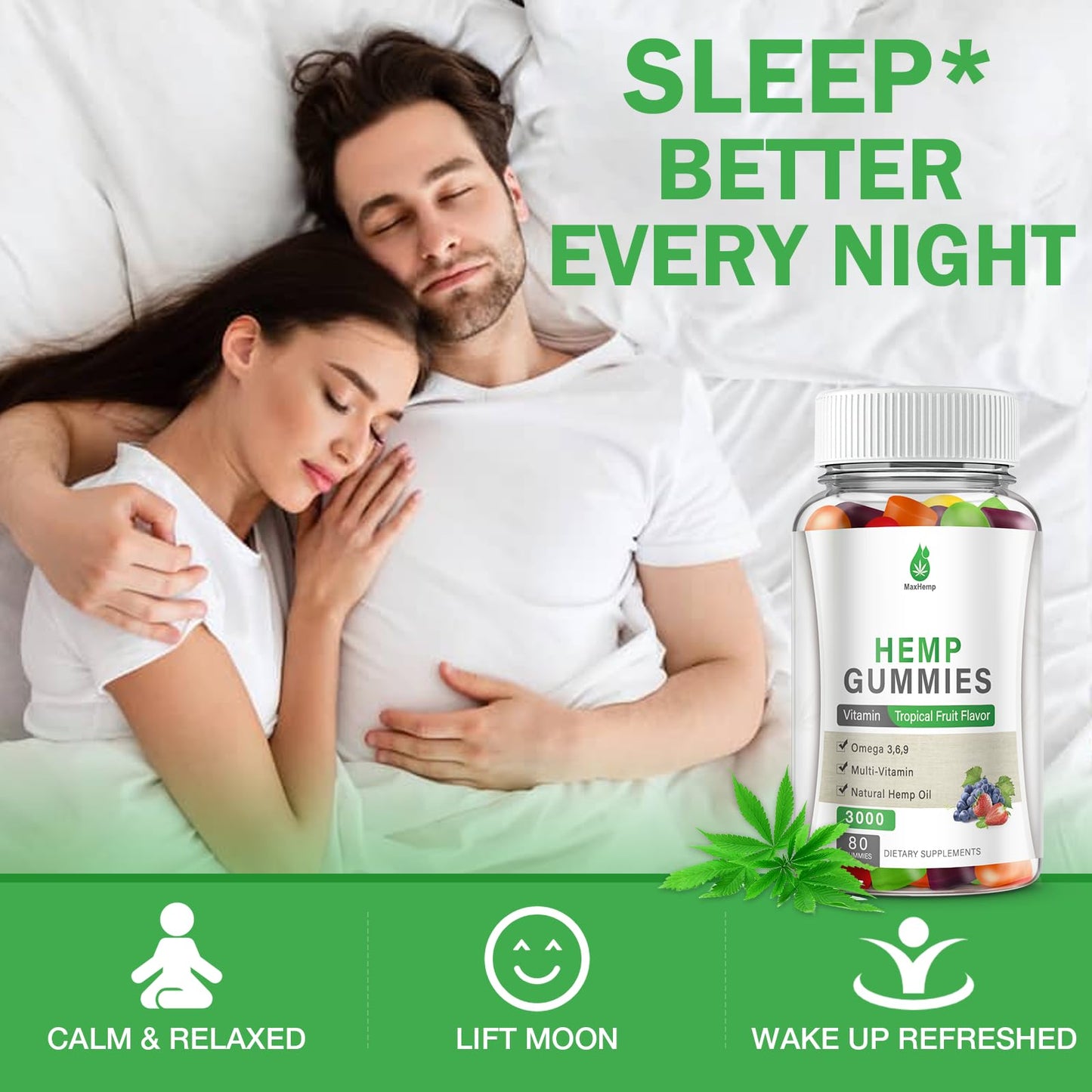 MaxHemp Organic Hemp Gummies 320 Gummies