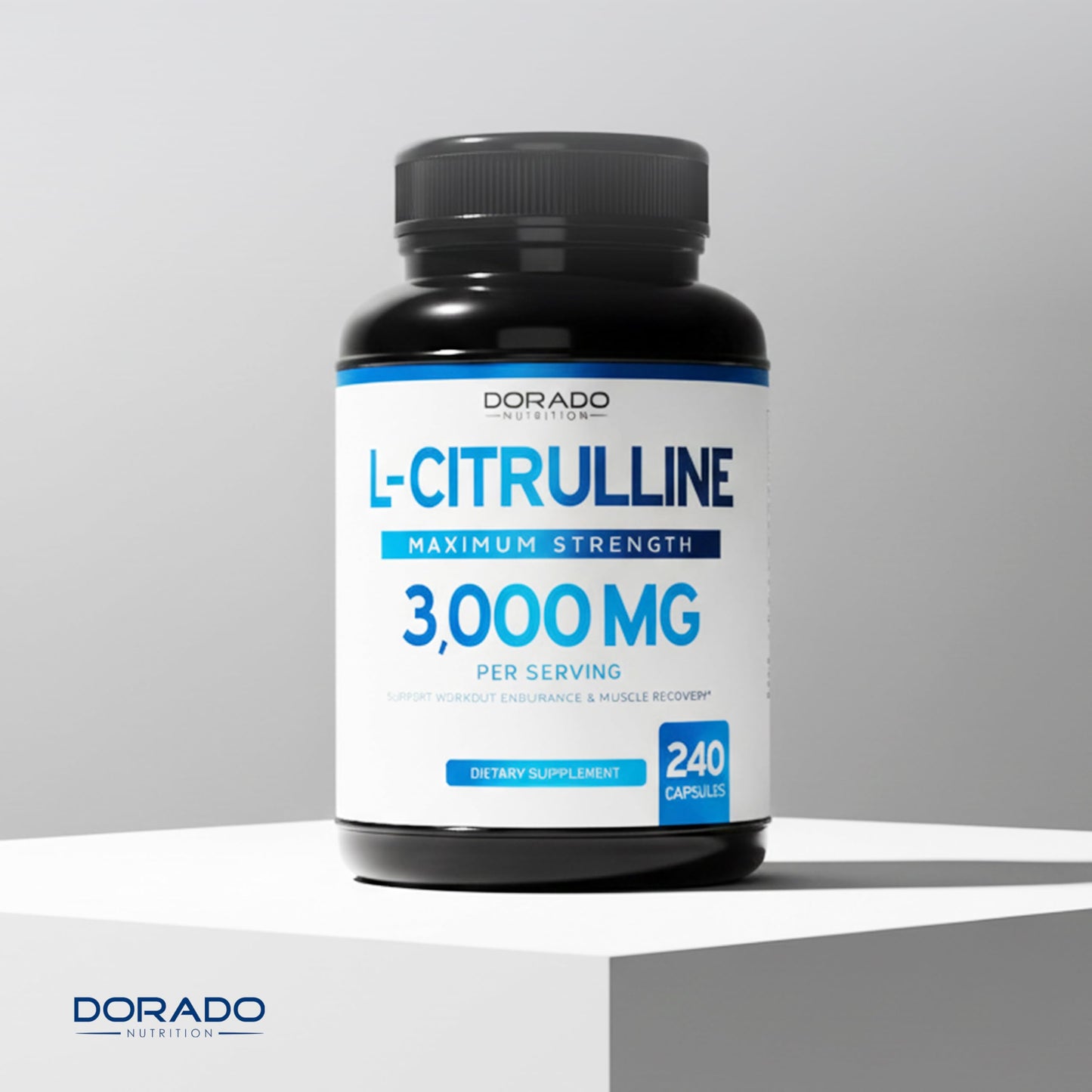 DORADO NUTRITION L-Citrulline 3000mg Capsules 240 Count