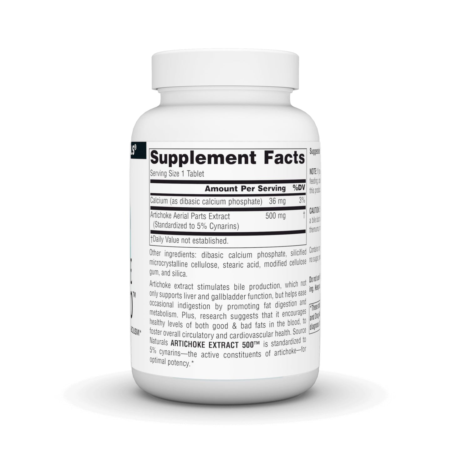 Source Naturals Artichoke Extract 500mg Tablet 180 Count